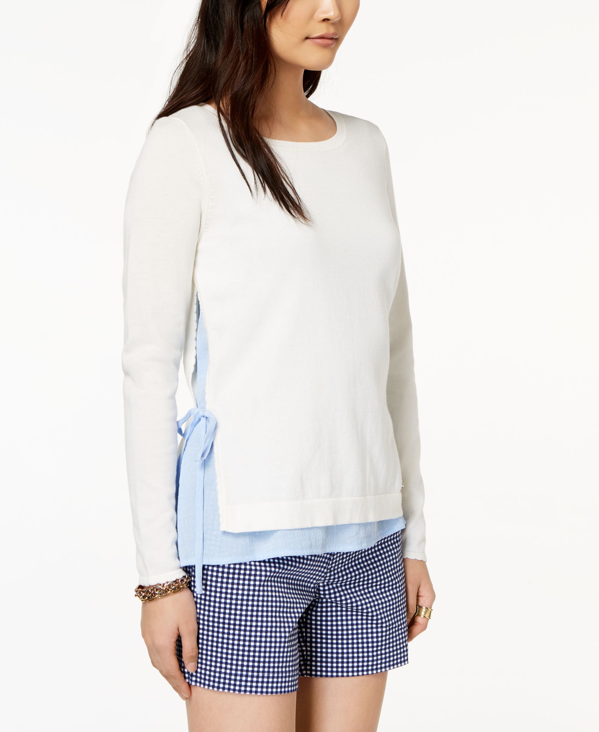 Tommy Hilfiger Cotton Layered Look Sweater