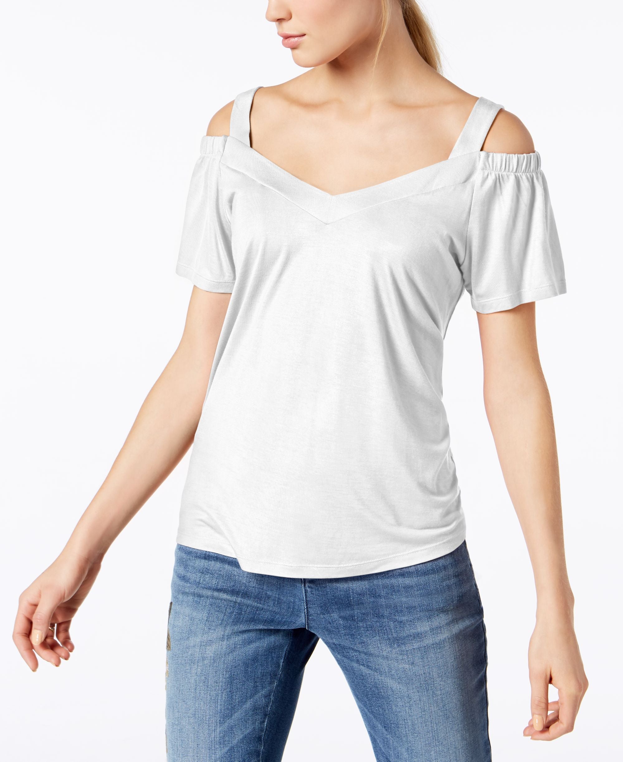 I.N.C. Cold-Shoulder Top