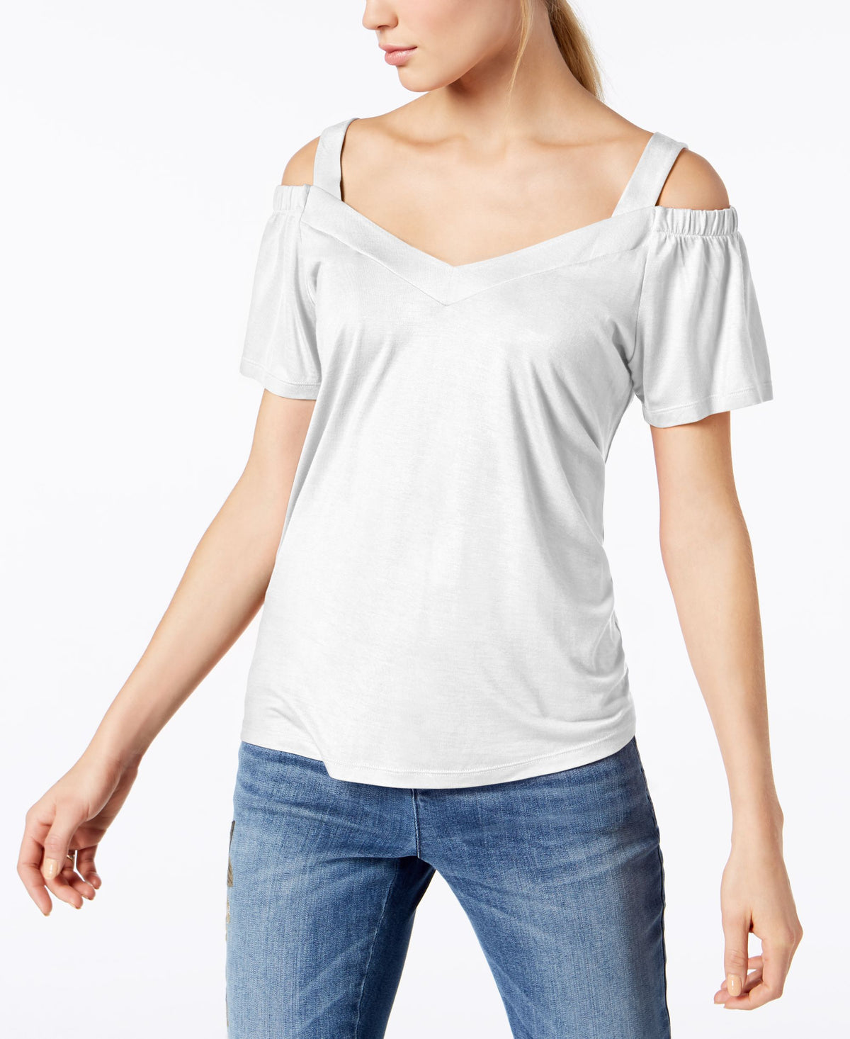 I.N.C. Cold-Shoulder Top