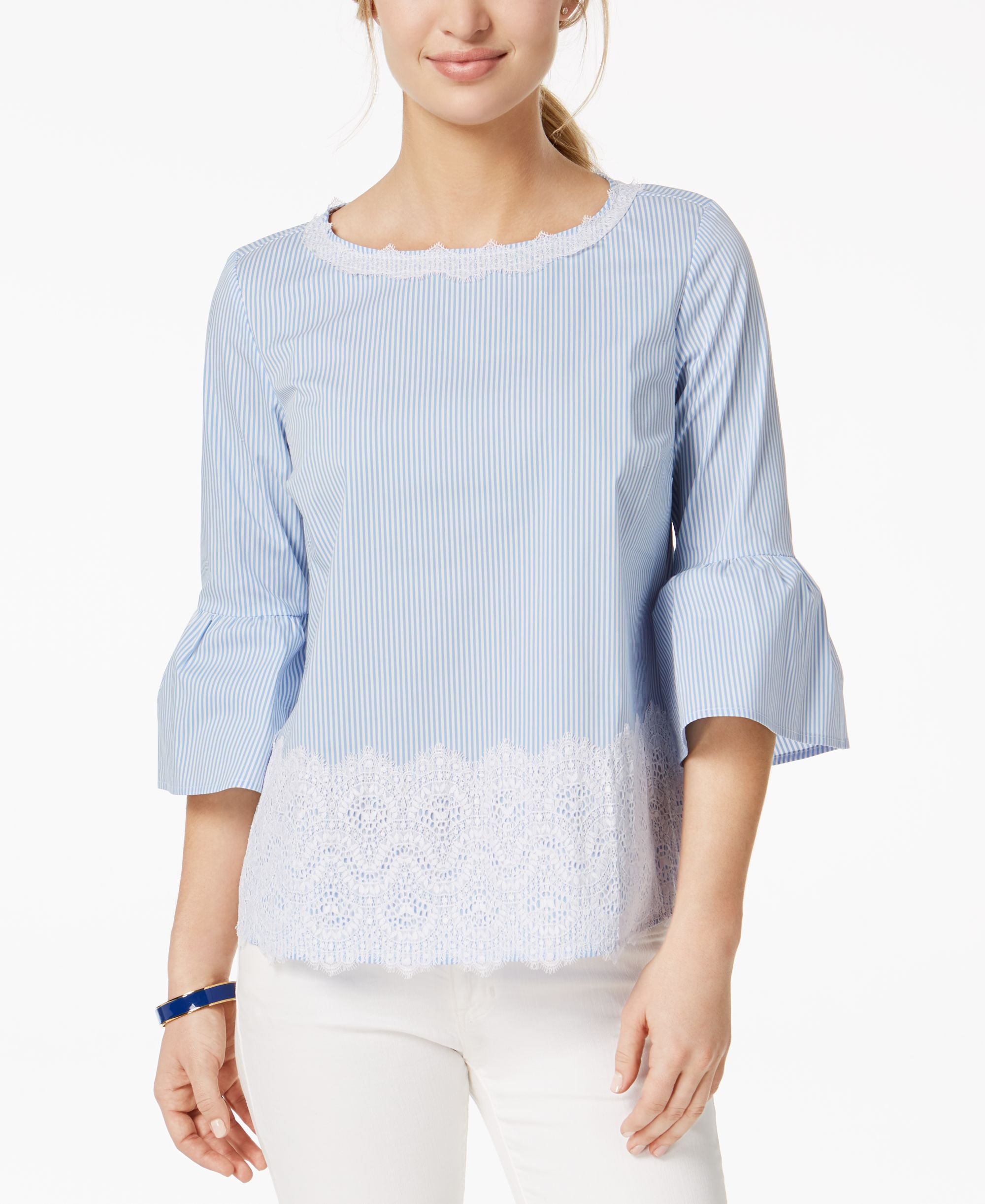 Charter Club Bell Sleeve Top