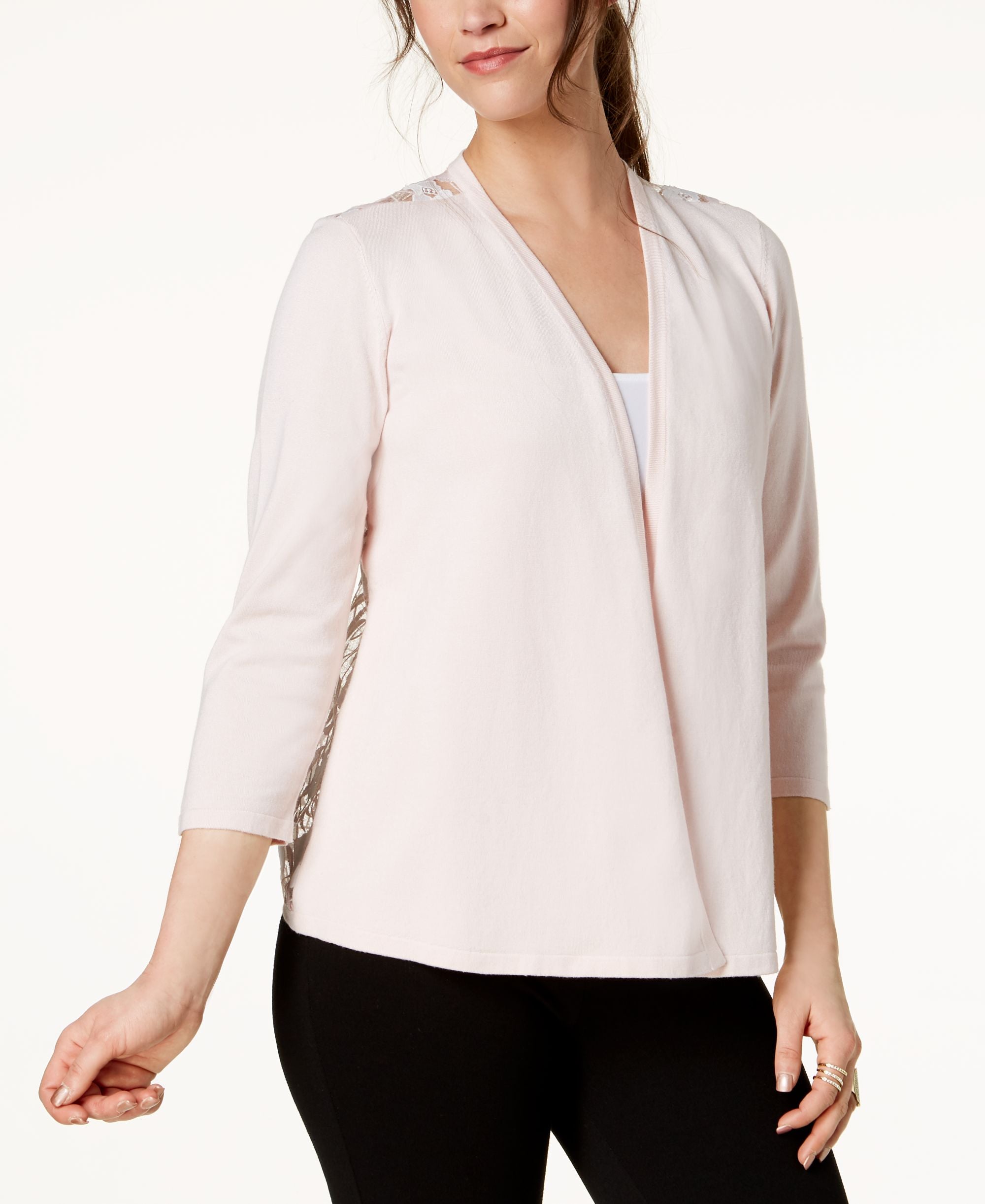 Alfani Lace Back Cardigan