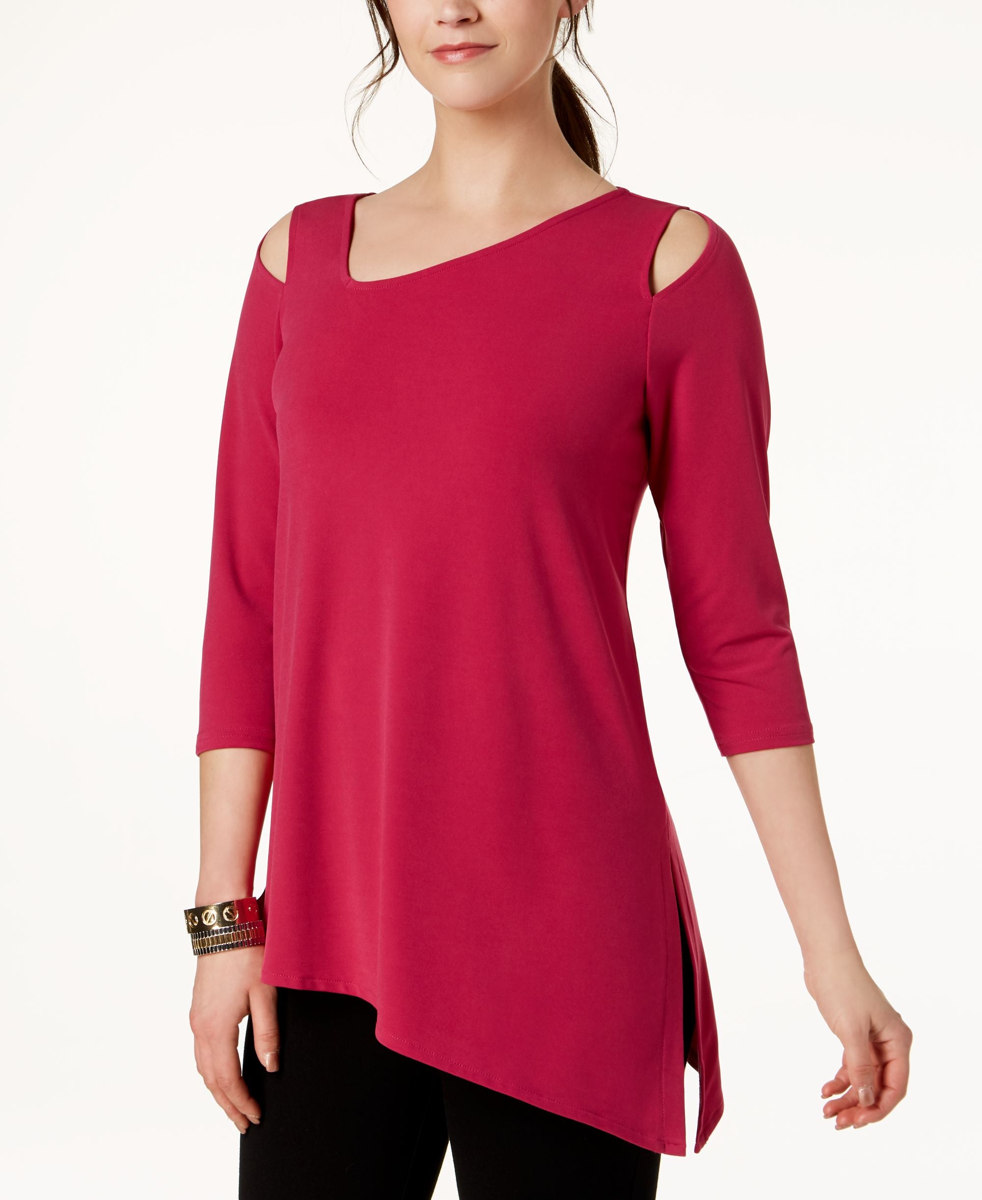 Cold-Shoulder Asymmetrical Top