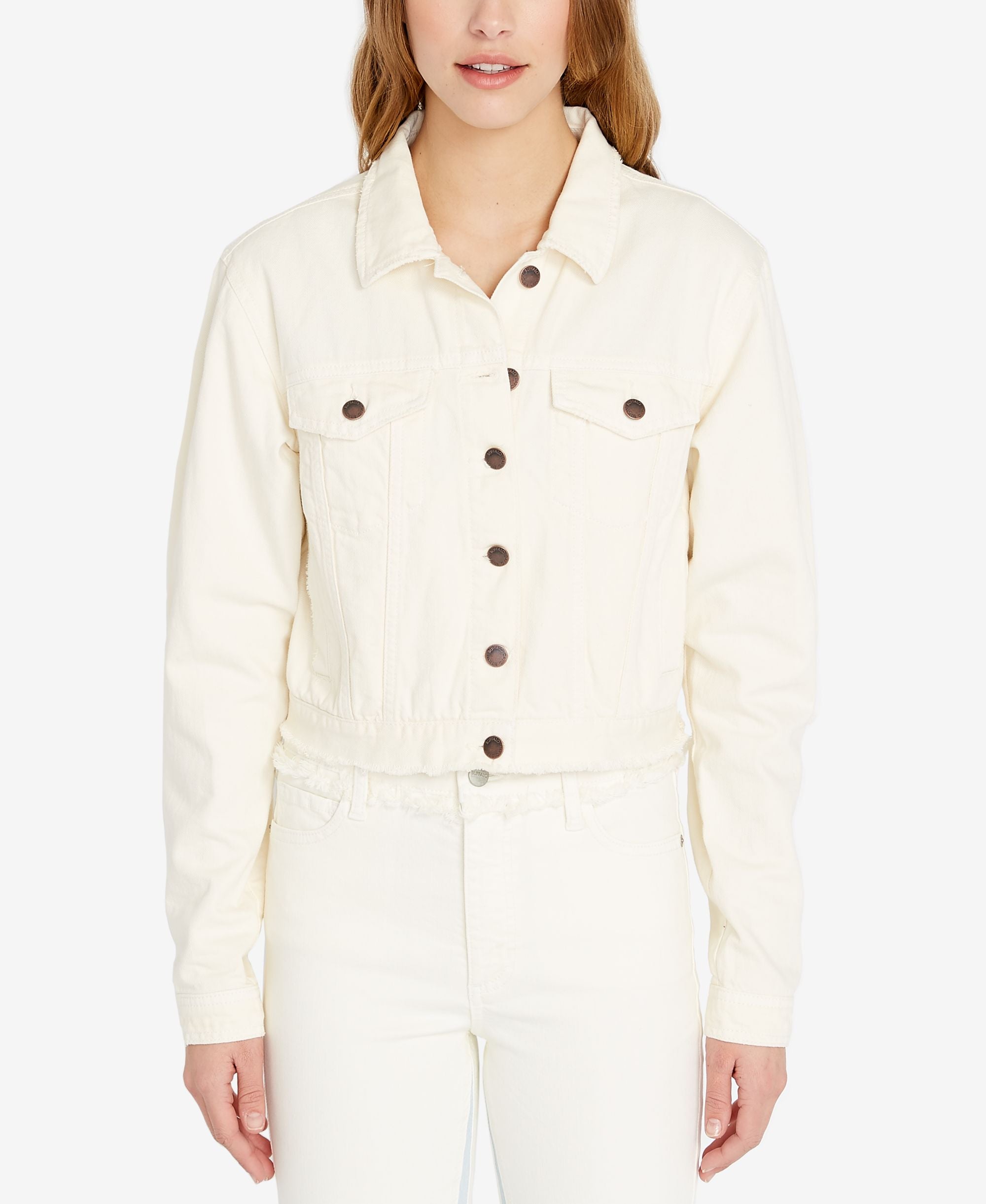 Buffalo David Bitton Nicci Ripped Denim Jacket