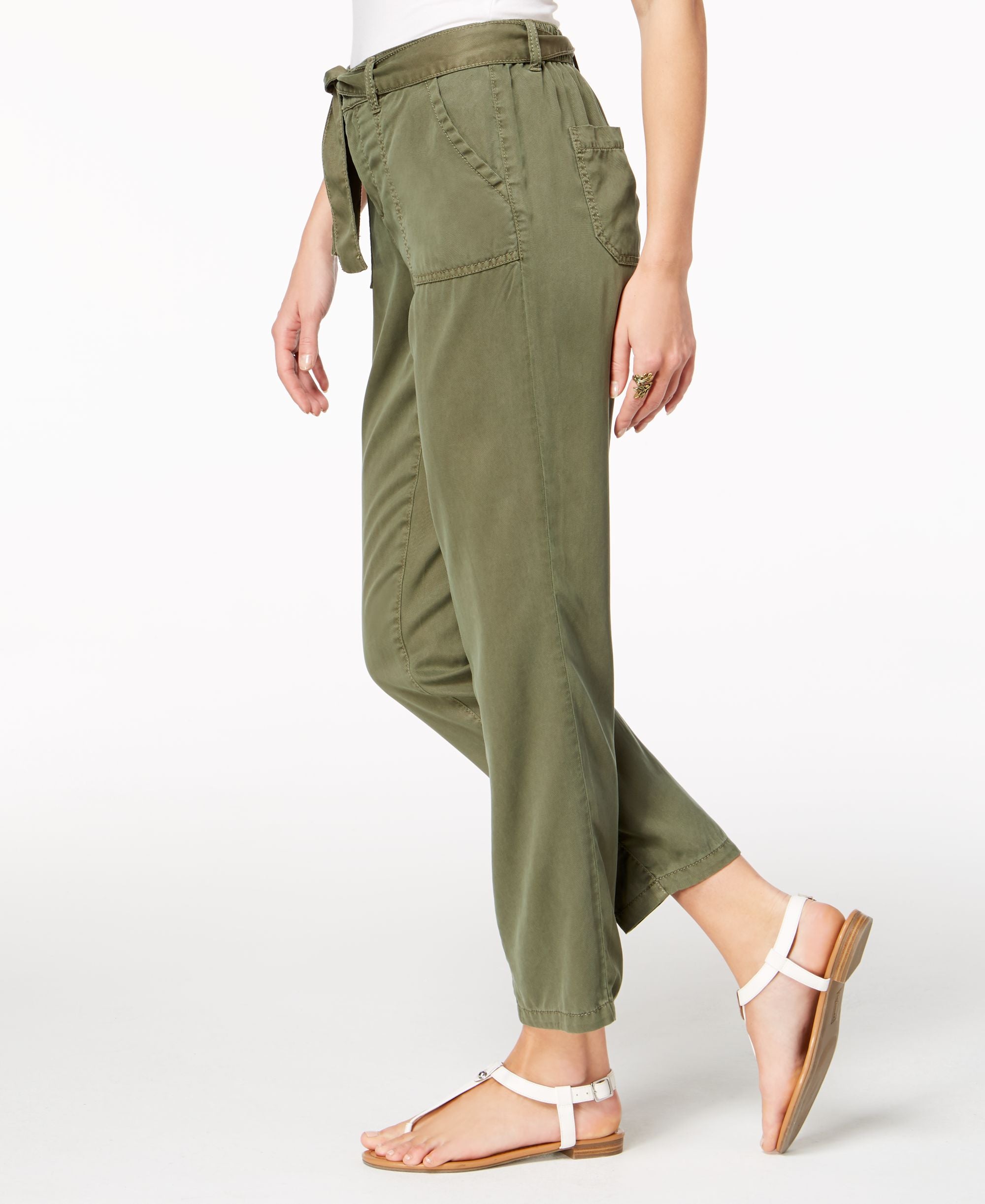 Style & Co Tie Belt Pants