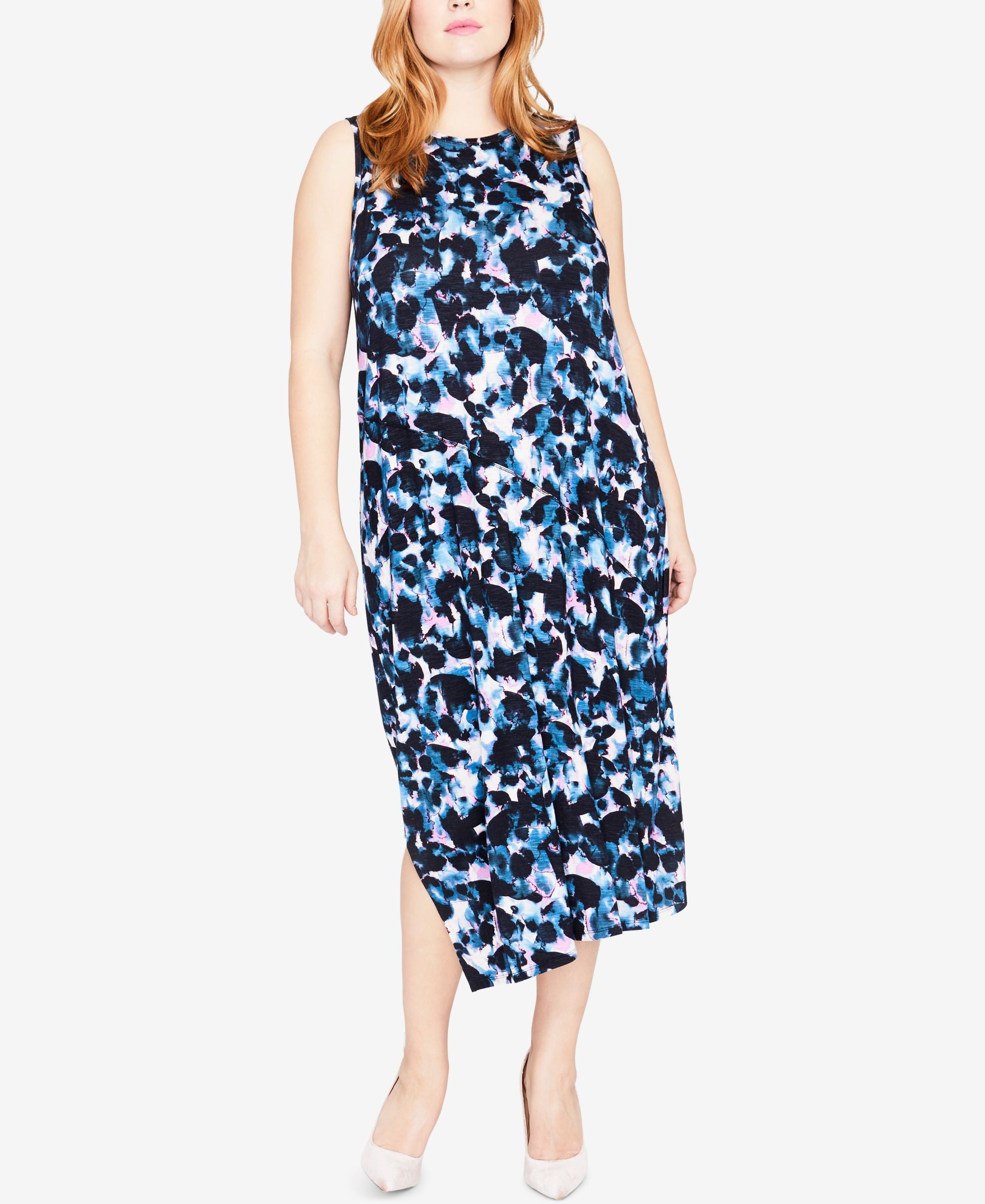 Rachel Rachel Roy Trendy Plus Size Draped Back Midi Dress