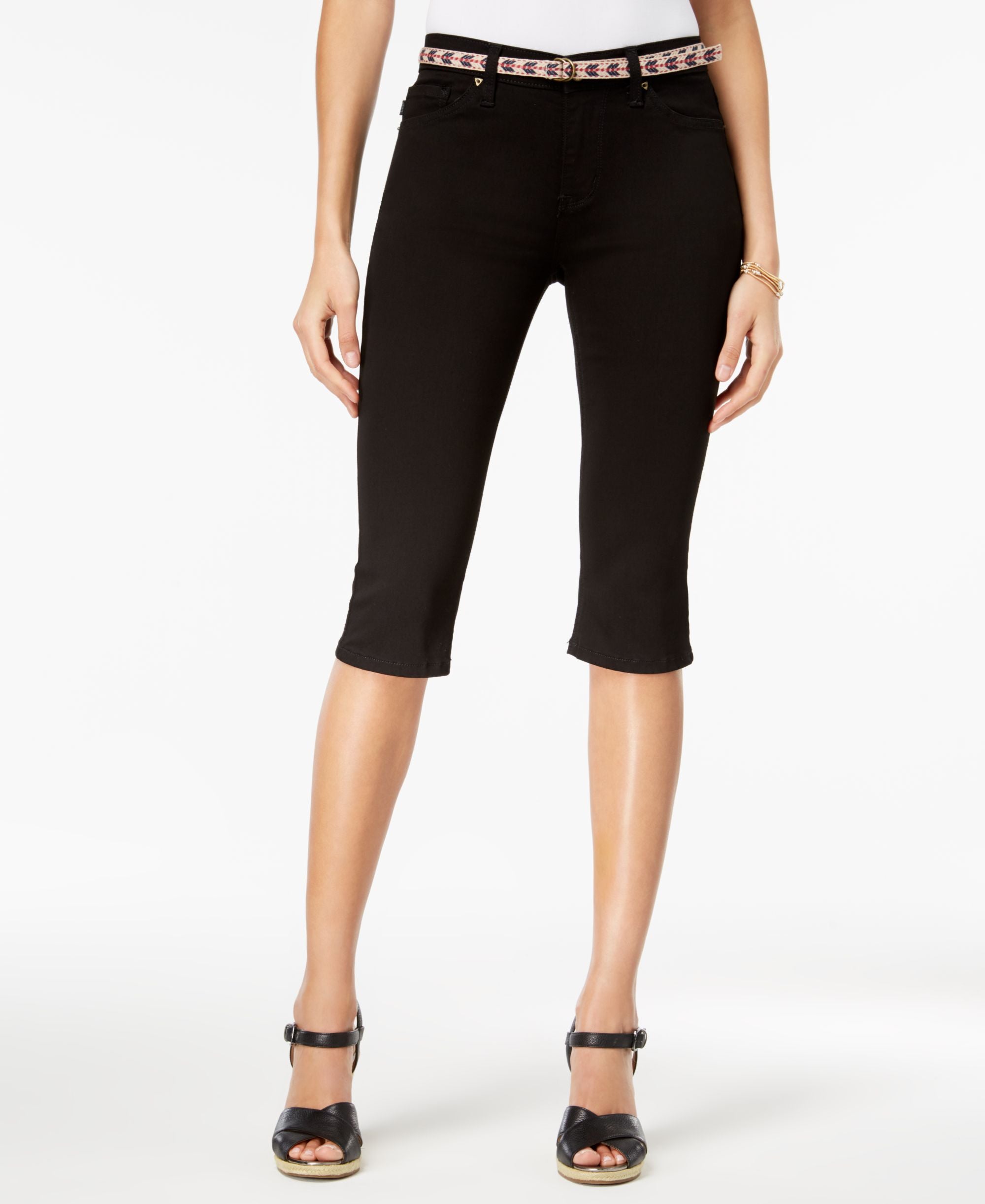 Lee Platinum Petite Stretch Denim Capri Jeans