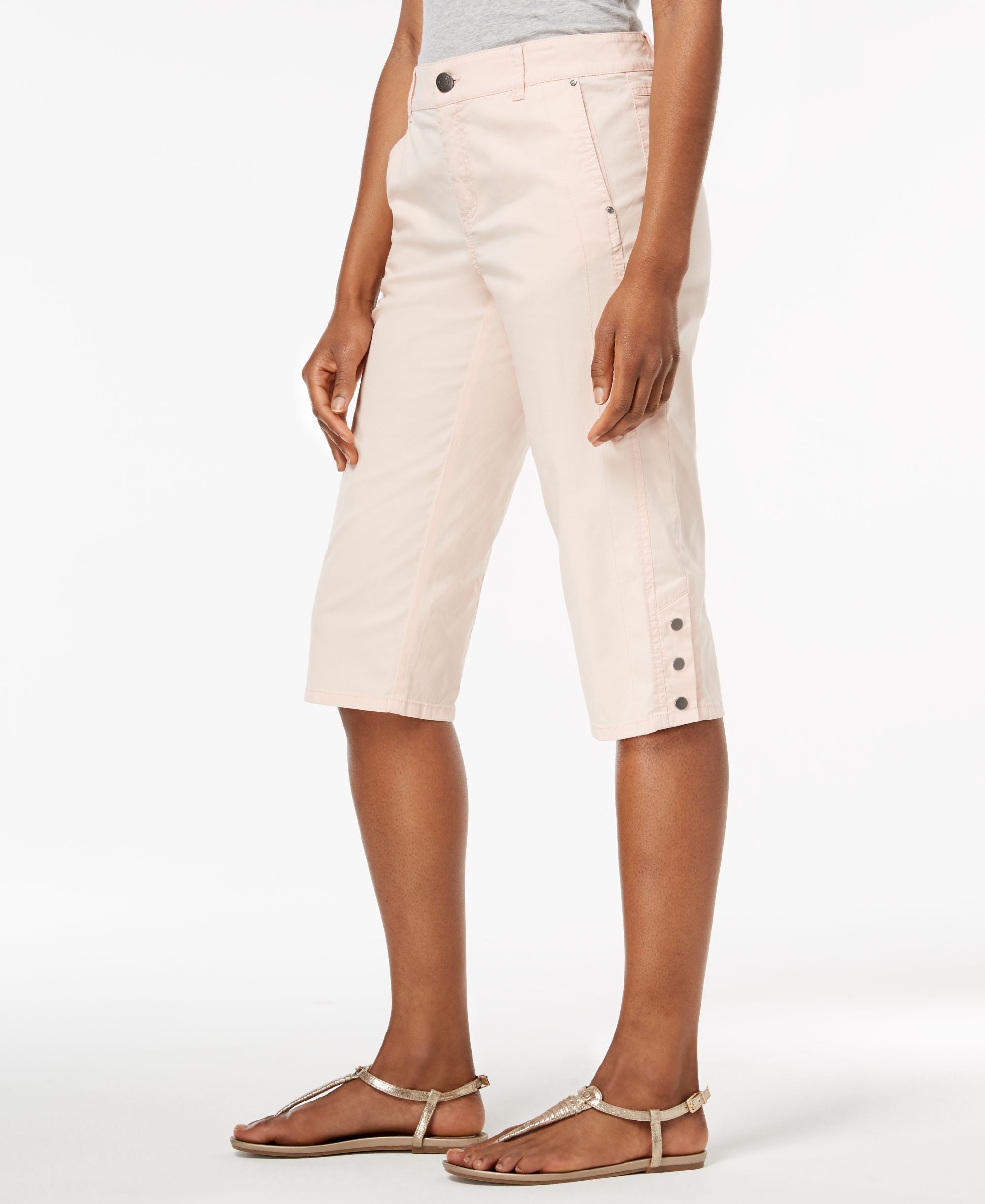 Style & Co Snap Button Capri Pants