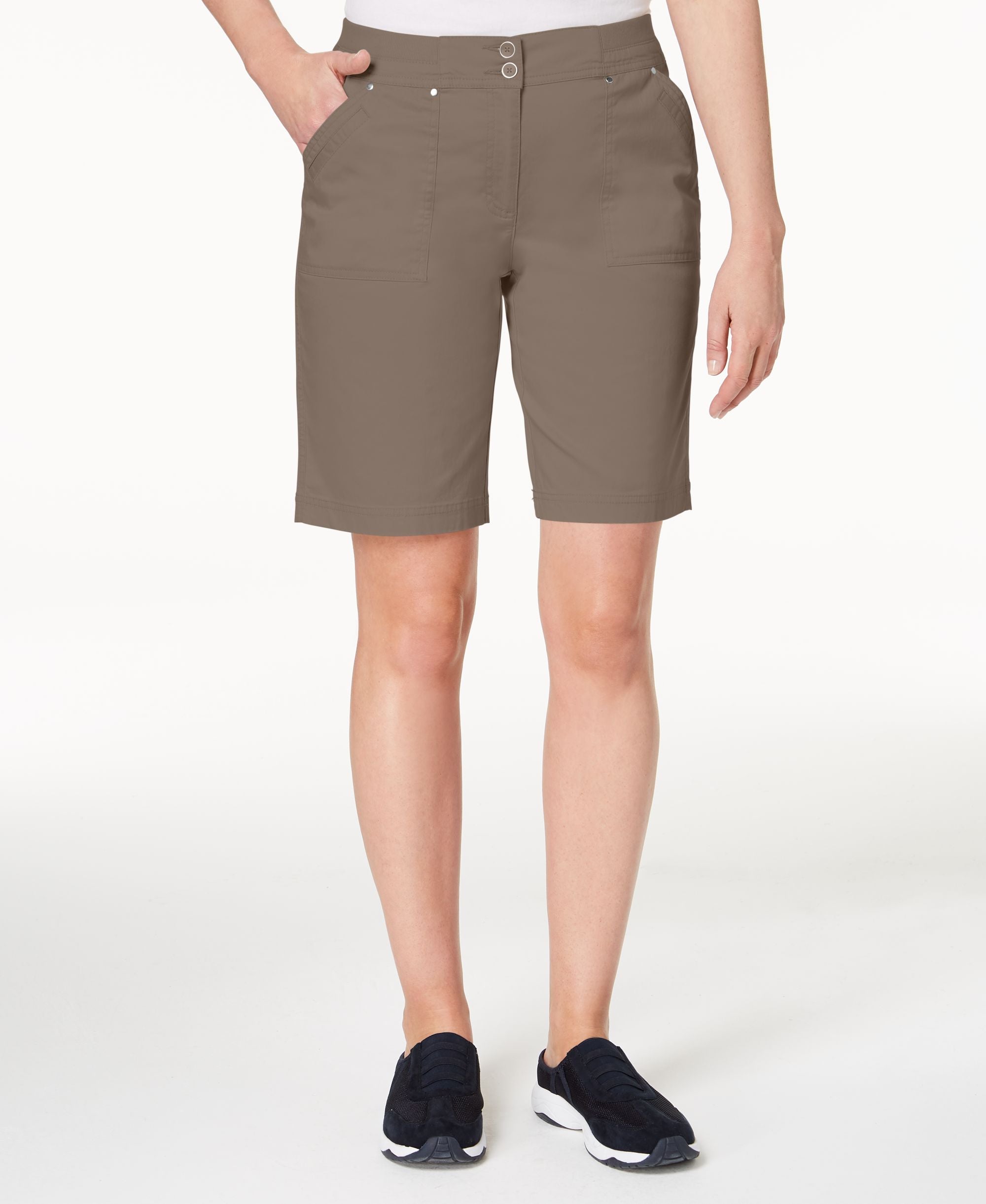 Karen Scott Petite Bermuda Shorts