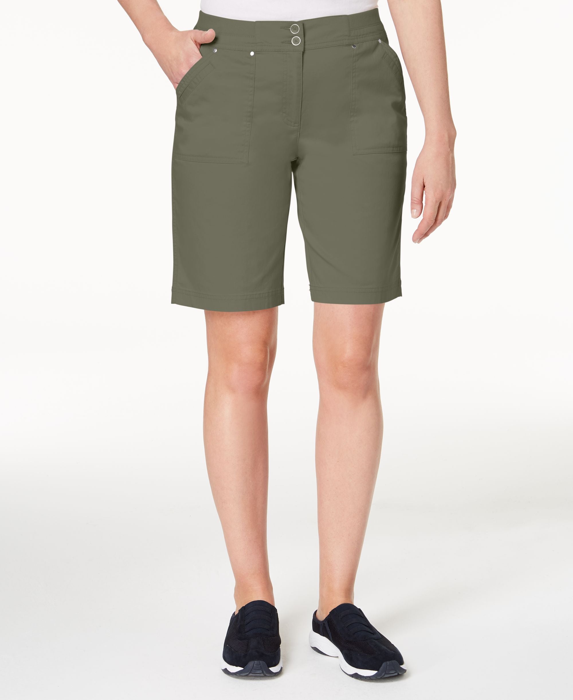 Karen Scott Petite Bermuda Shorts