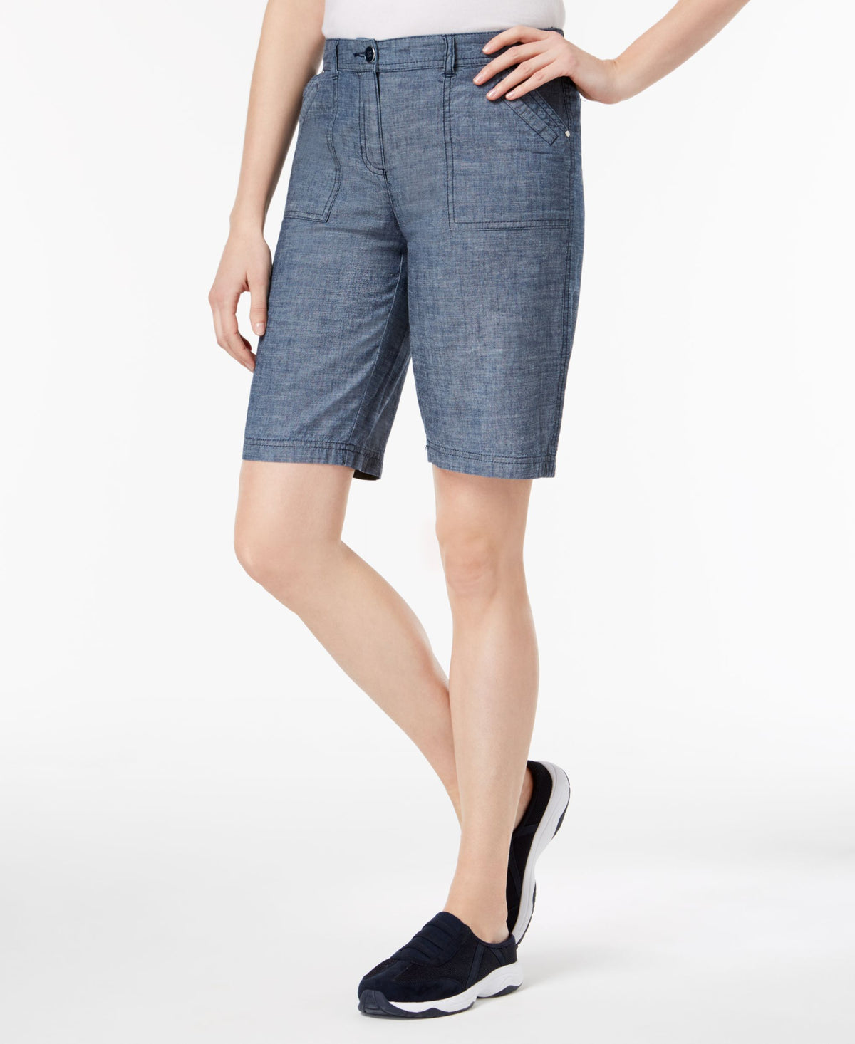 Karen Scott Petite Cotton Shorts