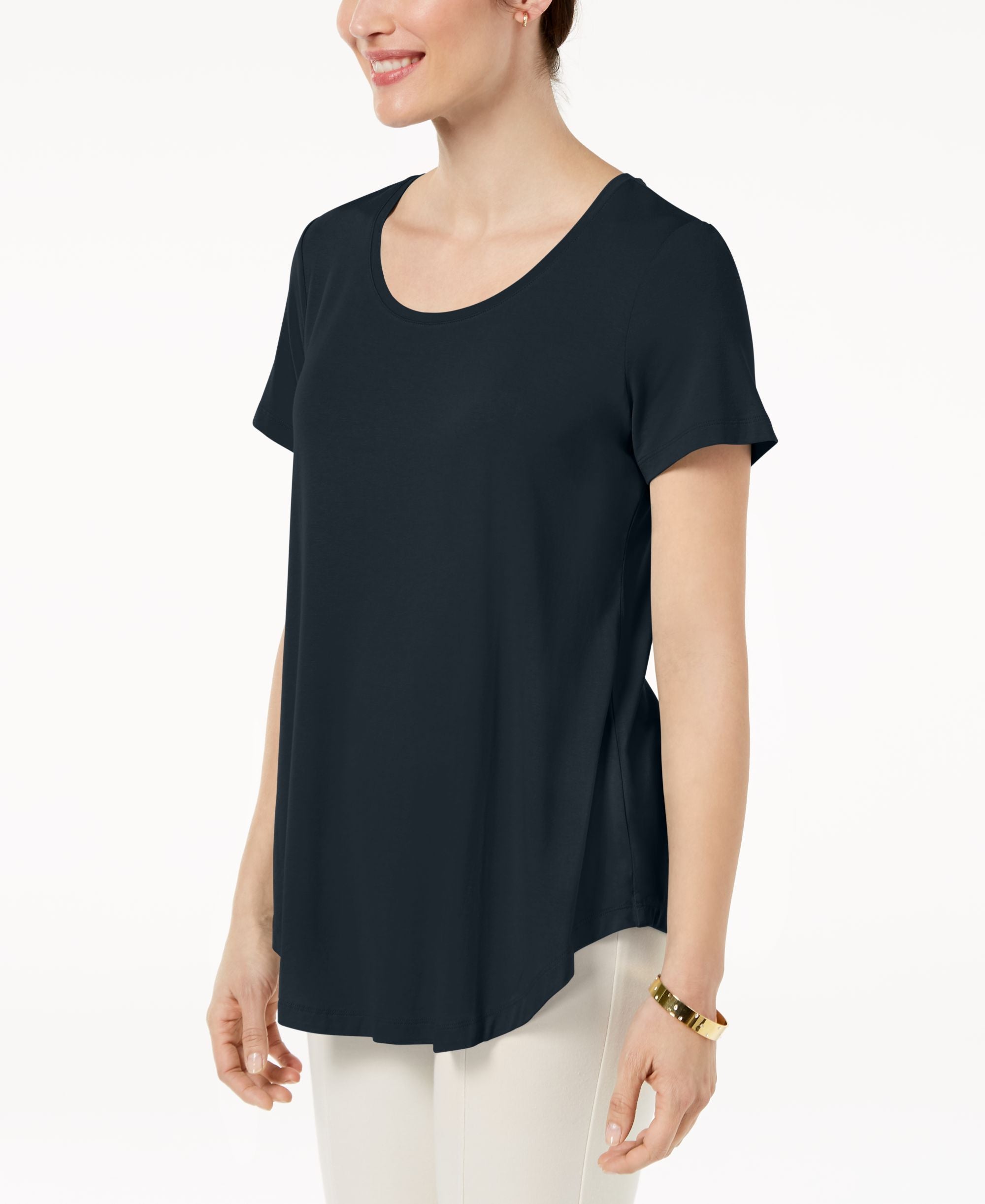 Women's Short Sleeve Scoop-Neck T-Shirt