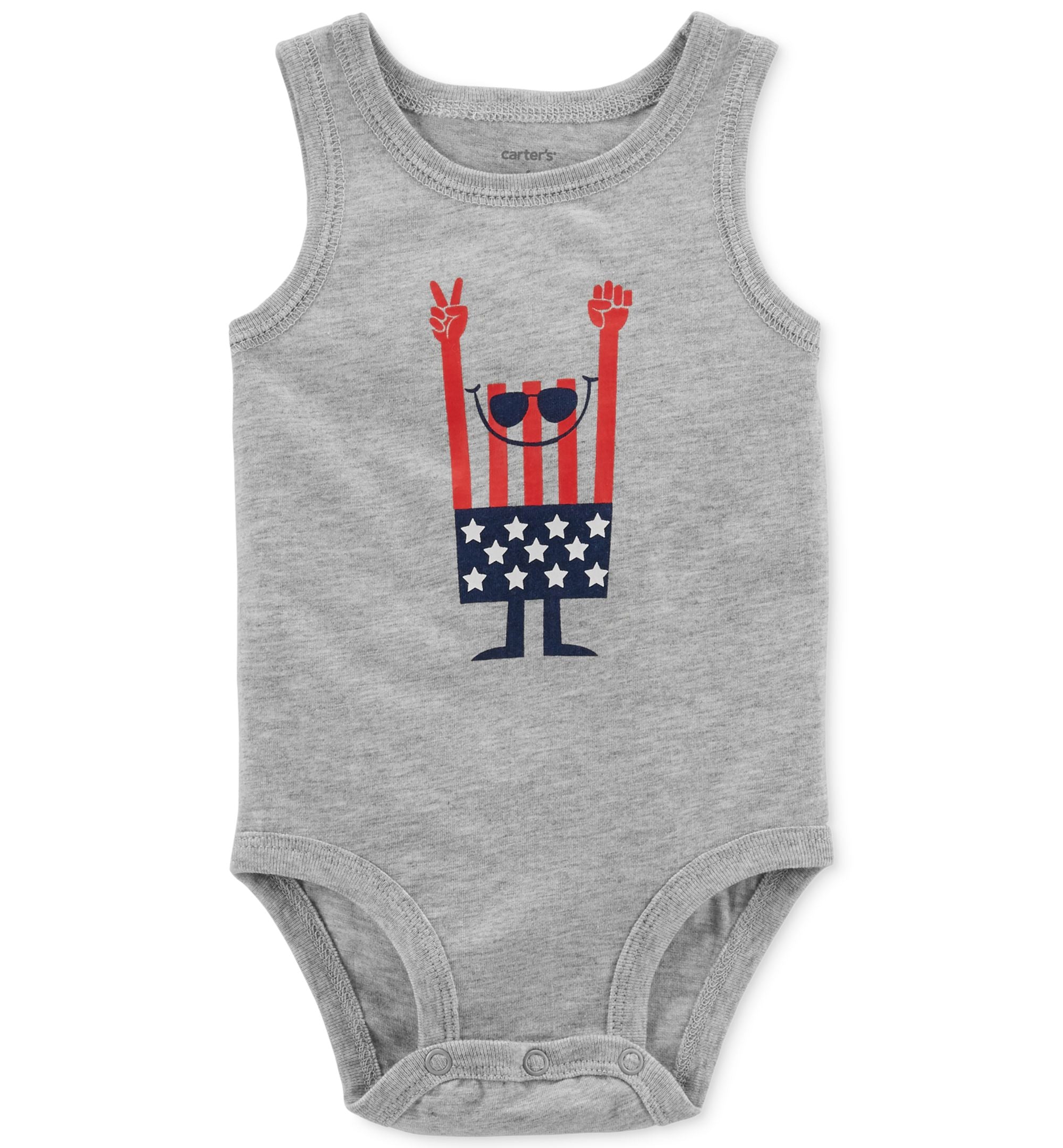 Carters Graphic Print Cotton Bodysuit Baby Boys