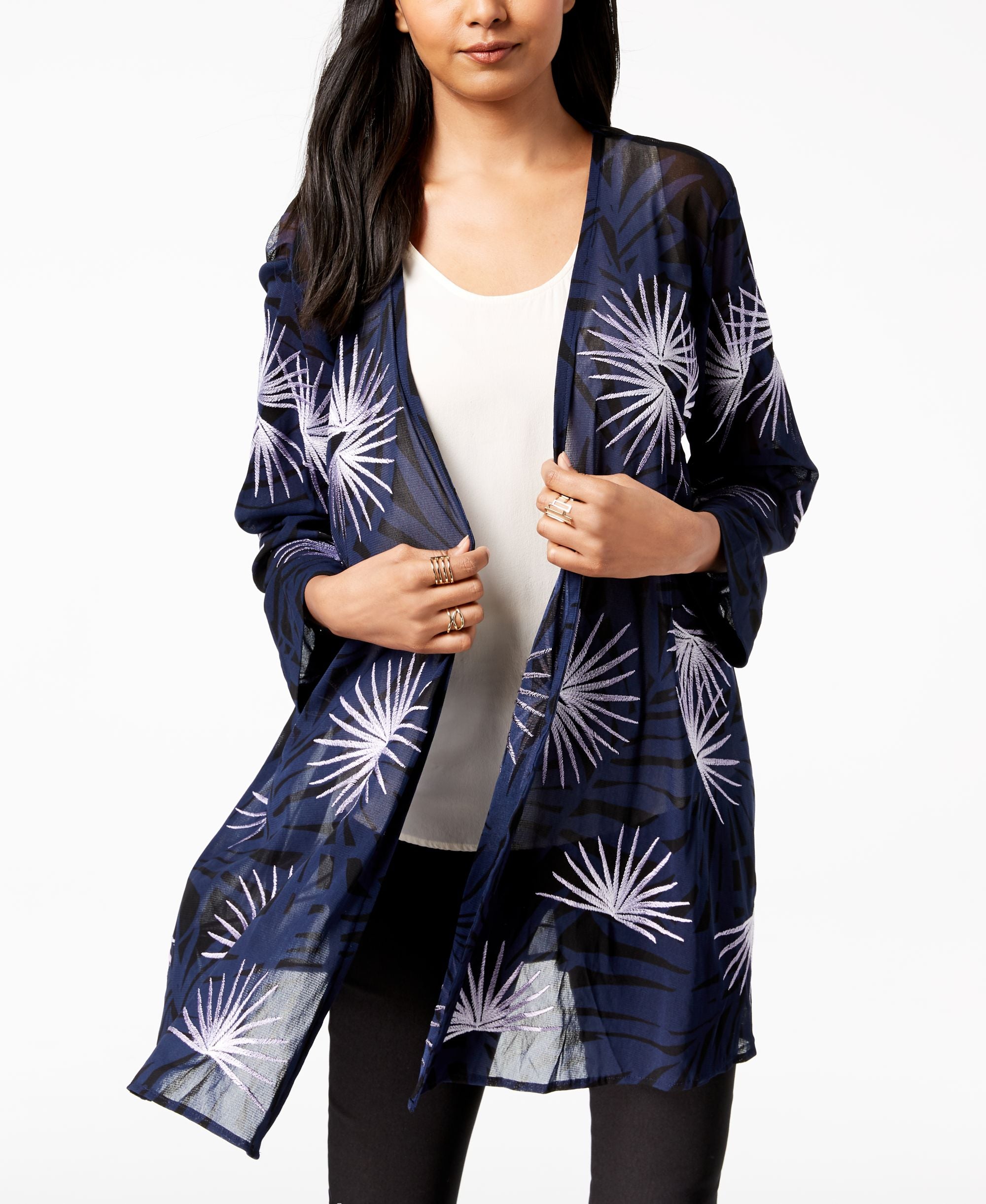 Alfani Embroidered Kimono