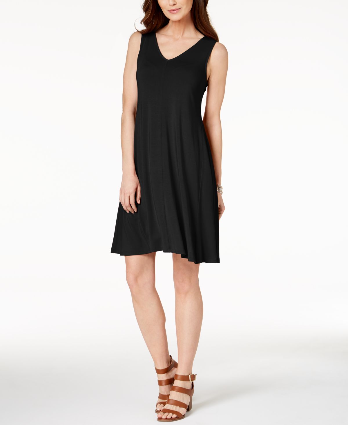 Style & Co Cross Back Dress