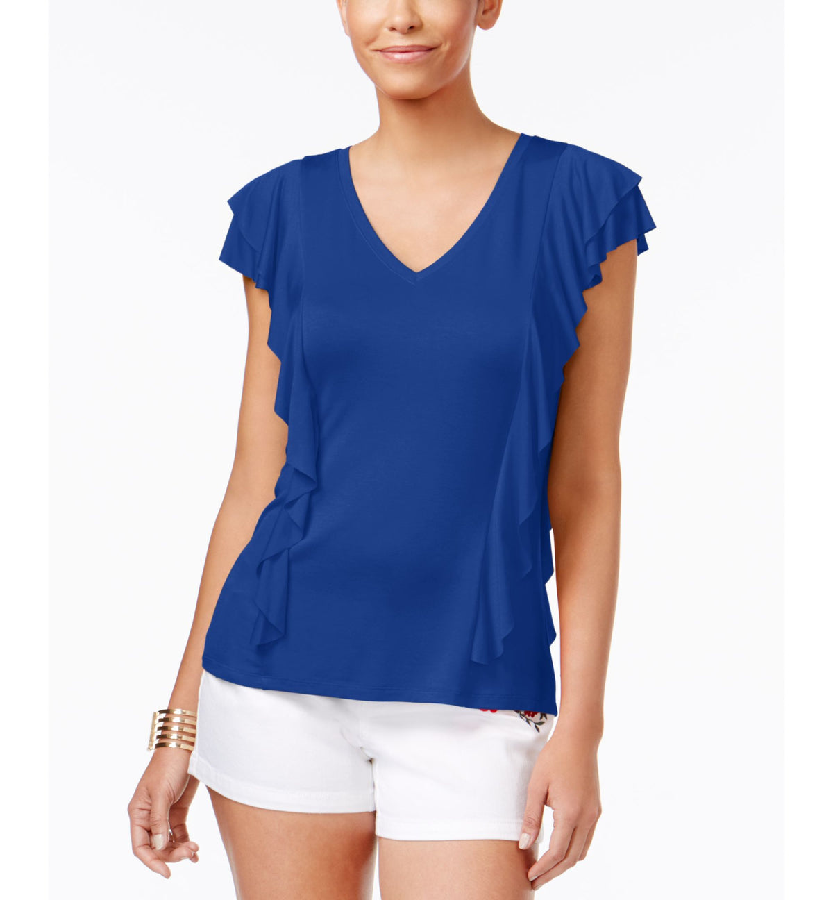 Thalia Sodi Ruffled Top