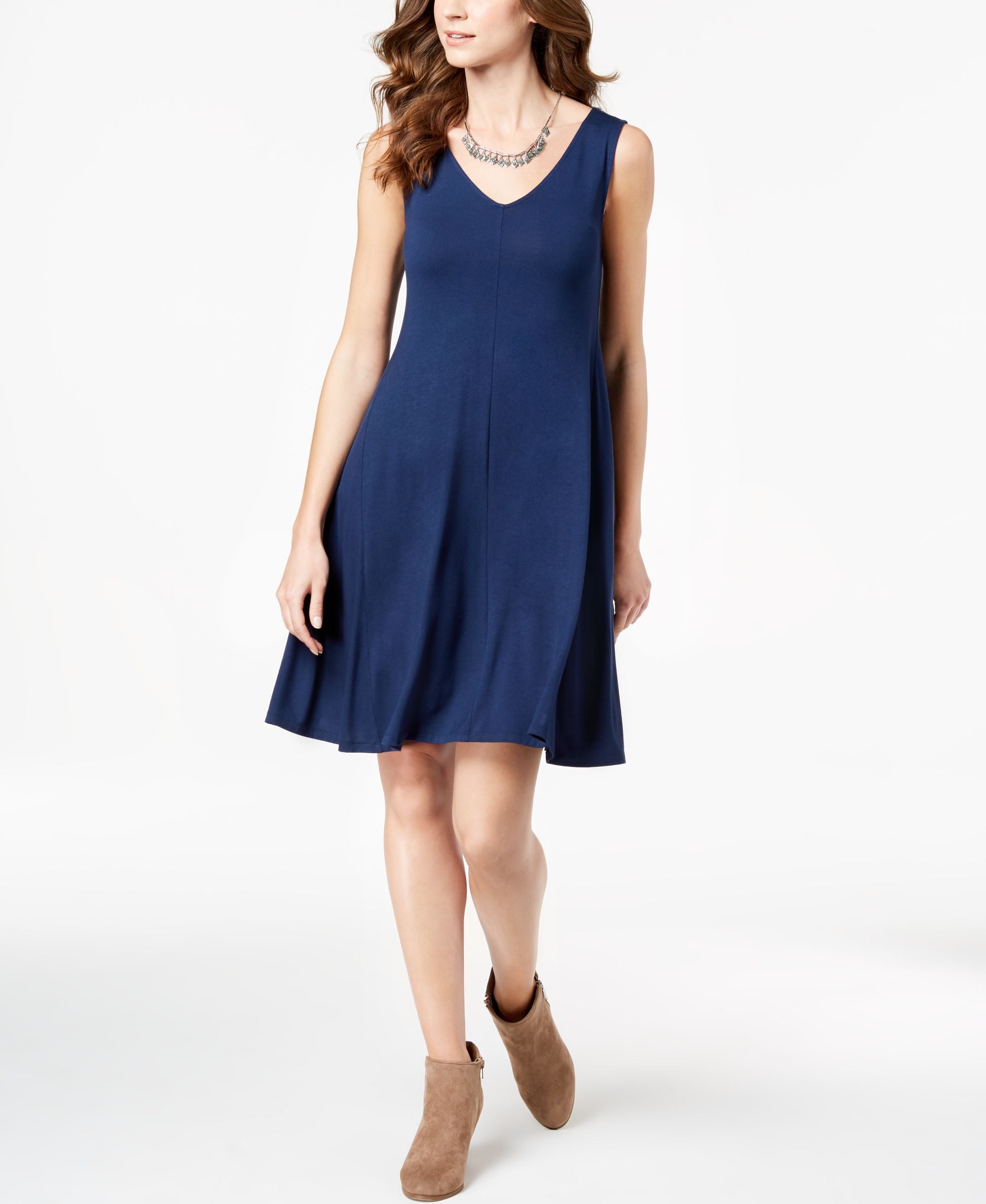 Style & Co Cross Back Dress