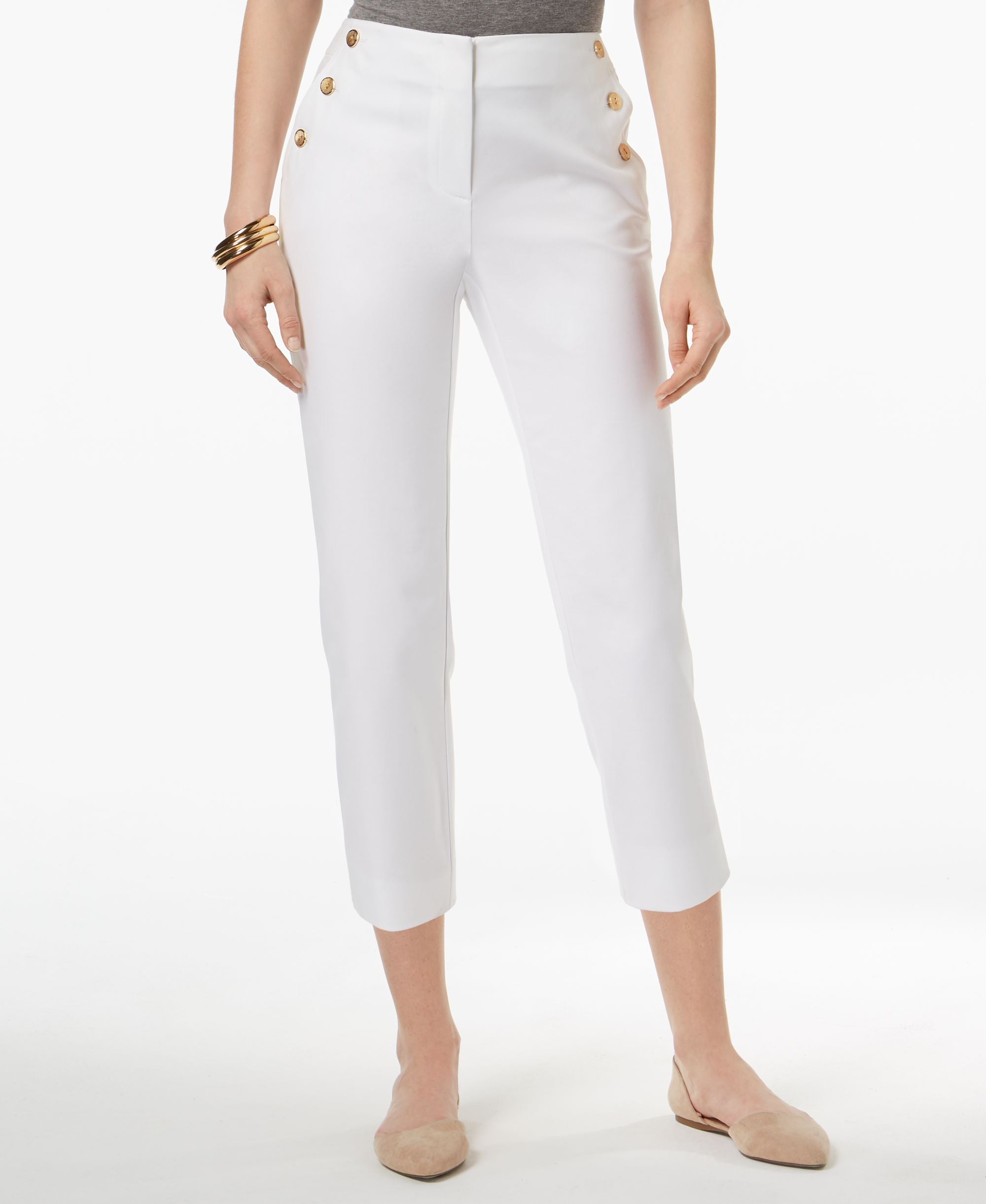 Charter Club Sailor Button Capri Pants