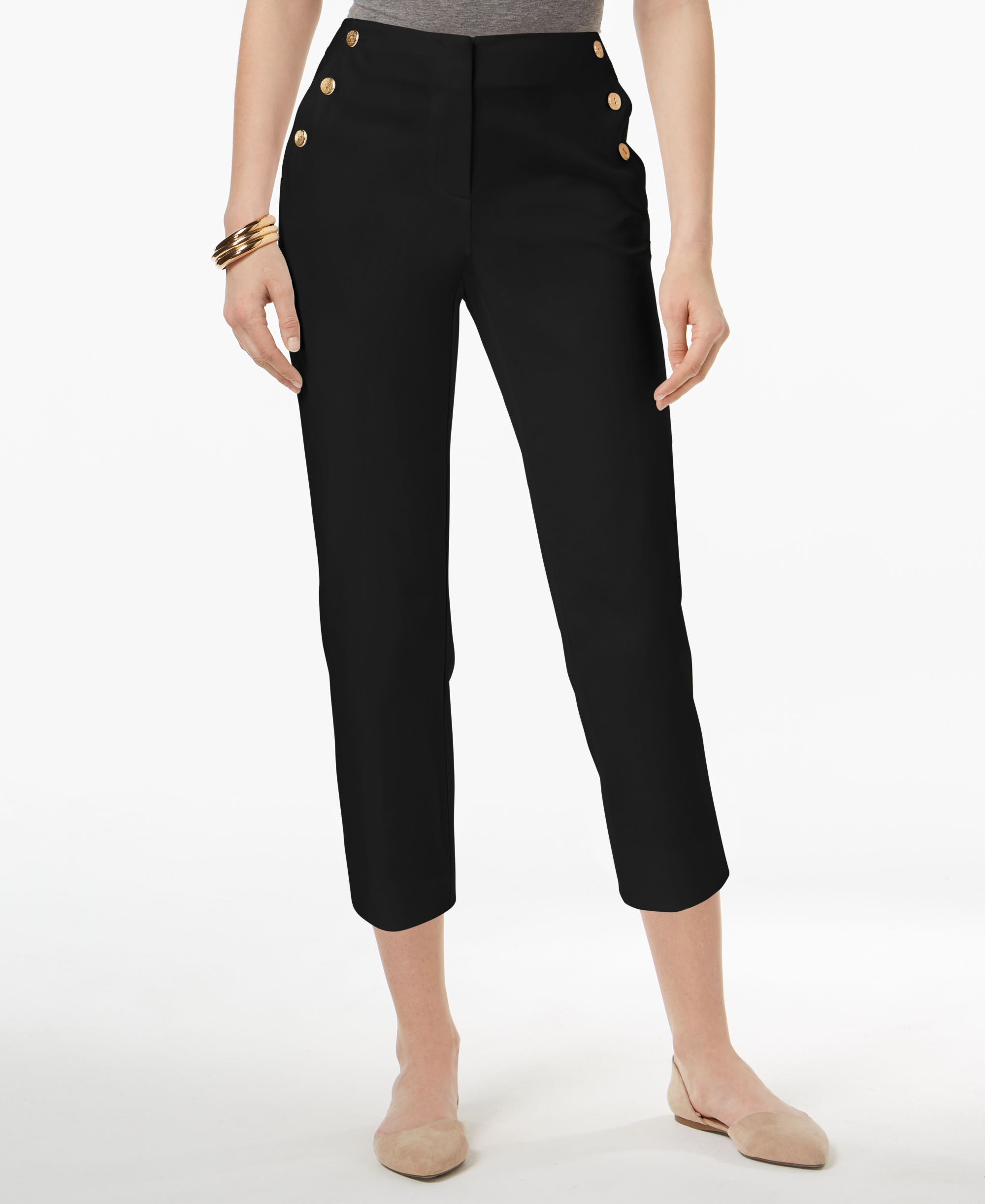 Charter Club Sailor Button Capri Pants