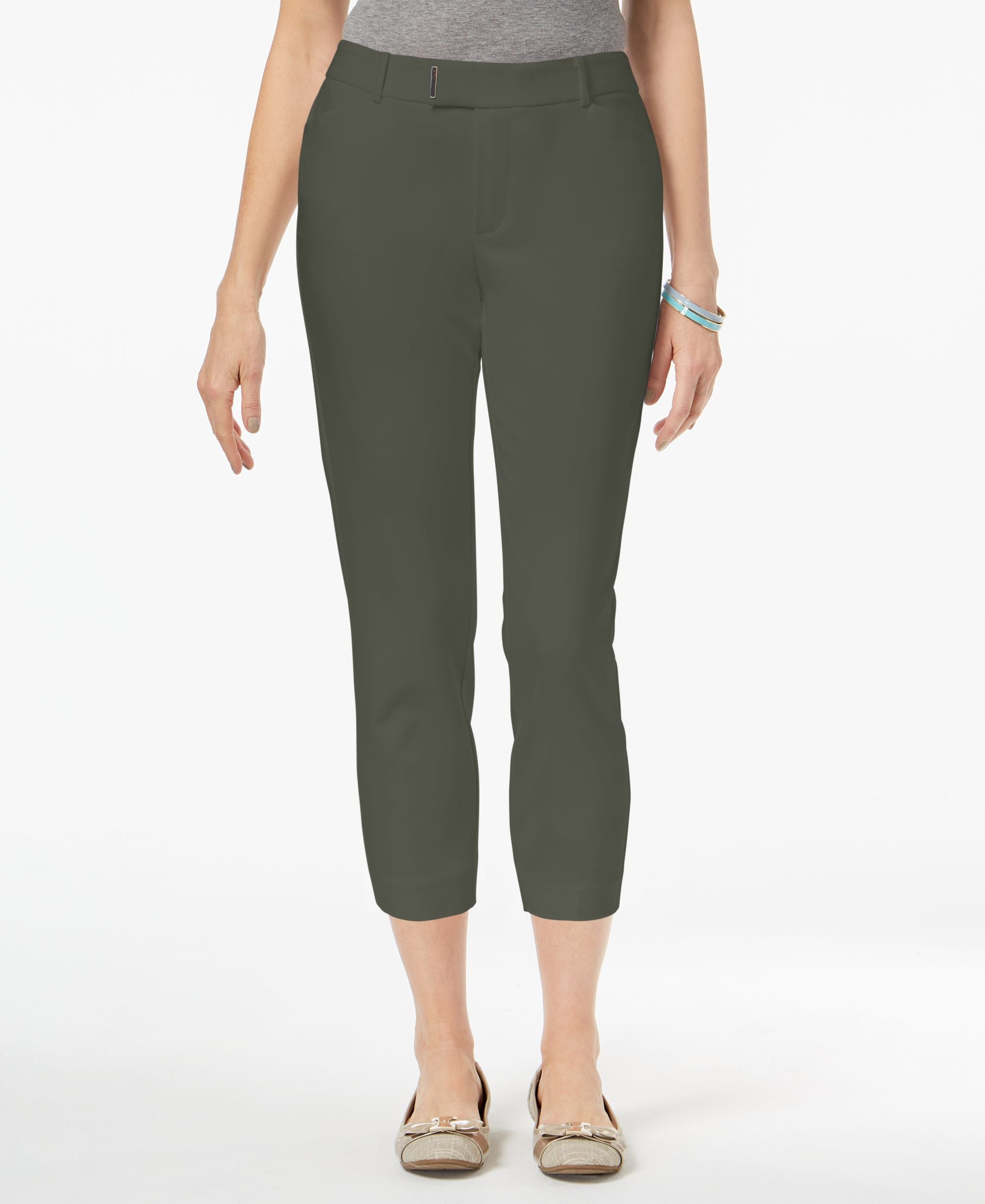Charter Club Embellished Cropped Pants
