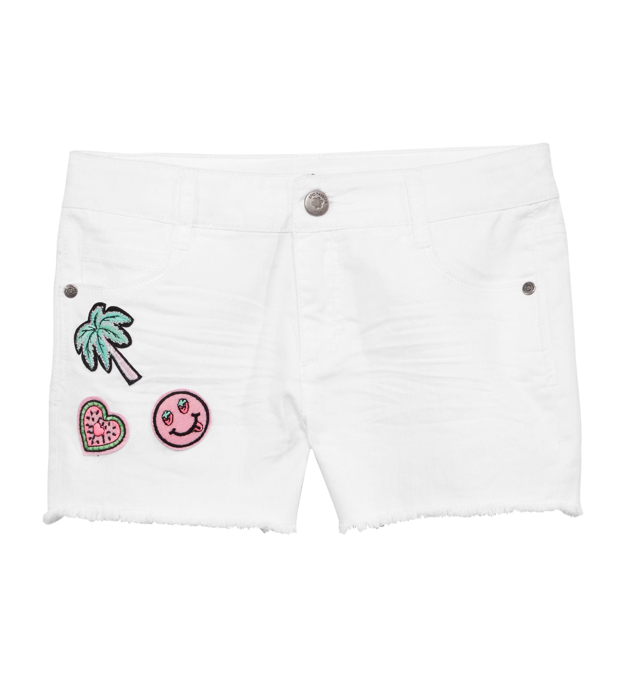 Epic Threads Big Girls Patched Twill Shorts