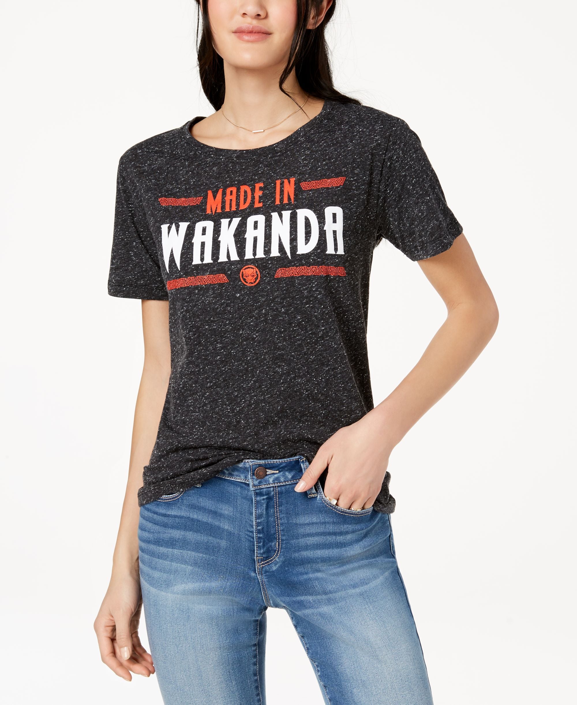Hybrid Juniors Made In Wakanda Graphic T-Shirt