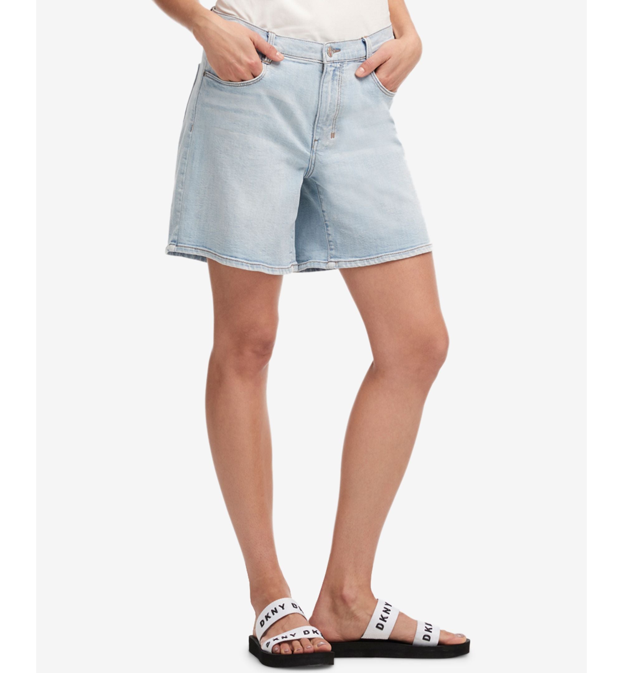 Light Wash Denim Shorts