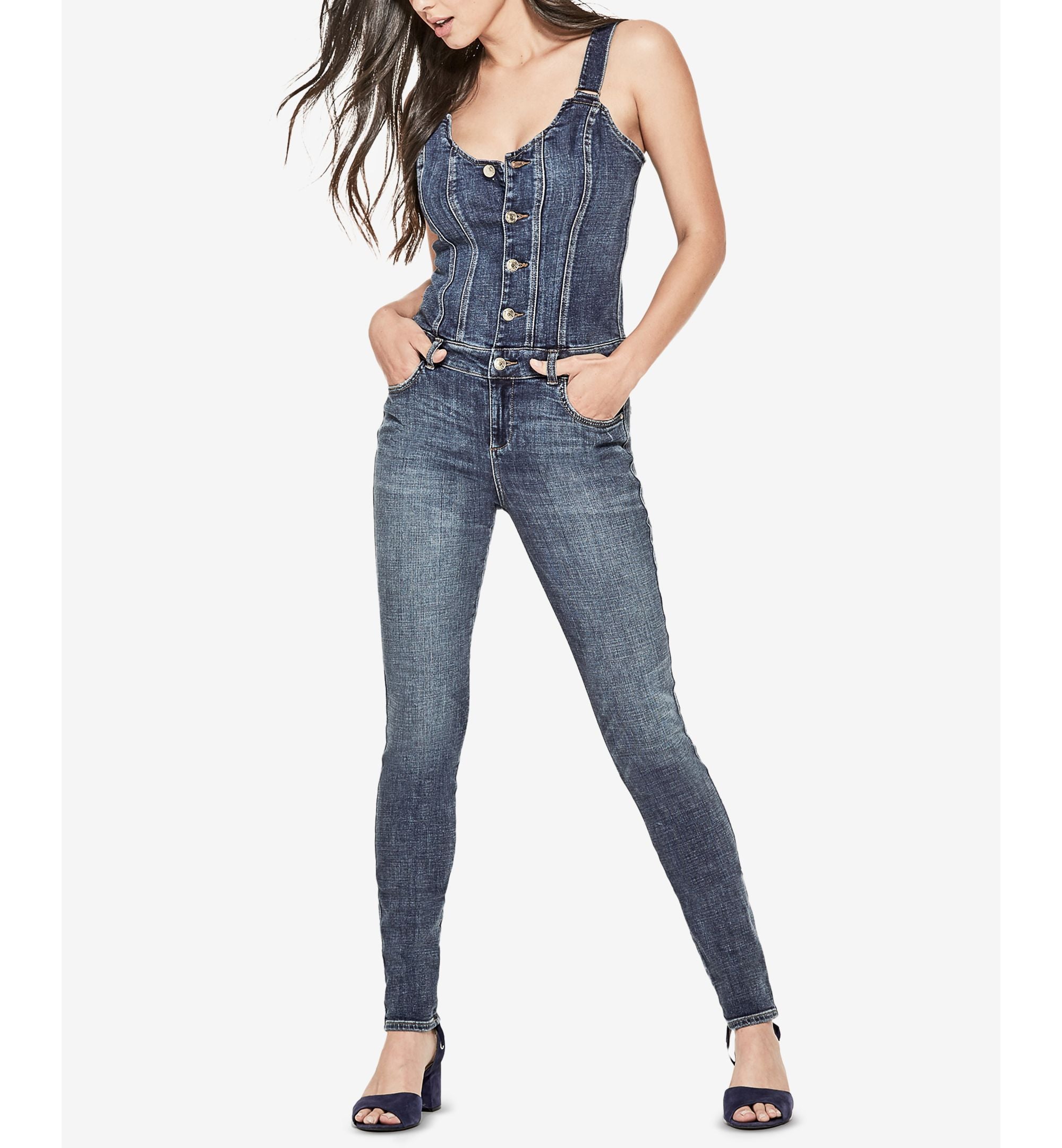 Guess Denim Jumpsuit