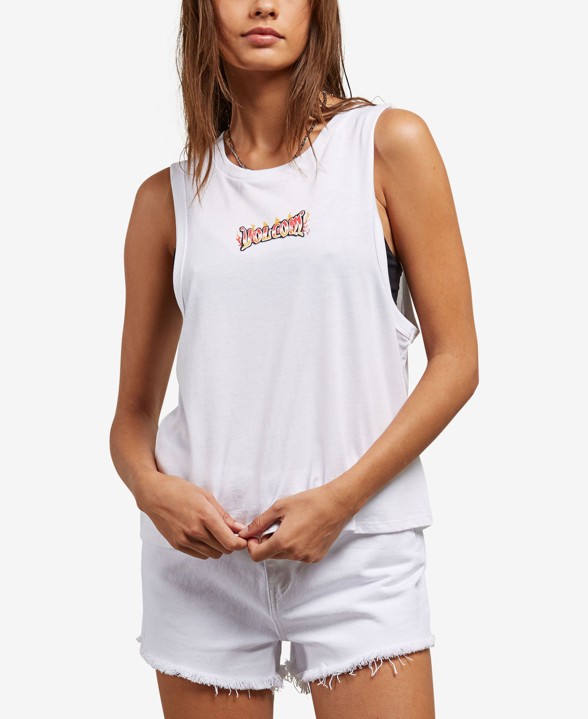 Juniors' Where Are You Muscle Tank Top