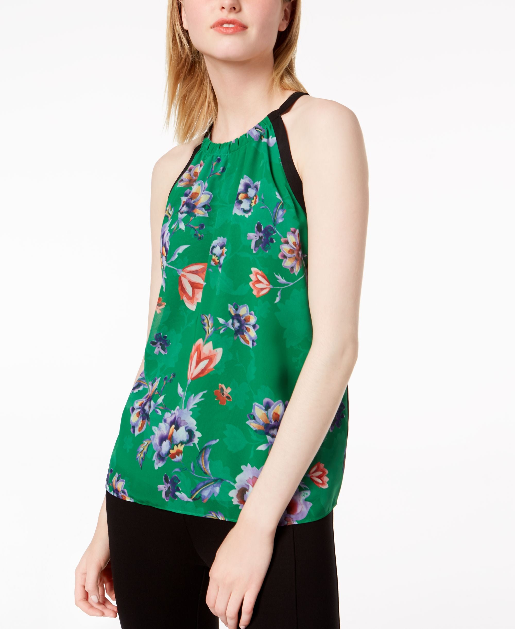 Printed Sleeveless Top