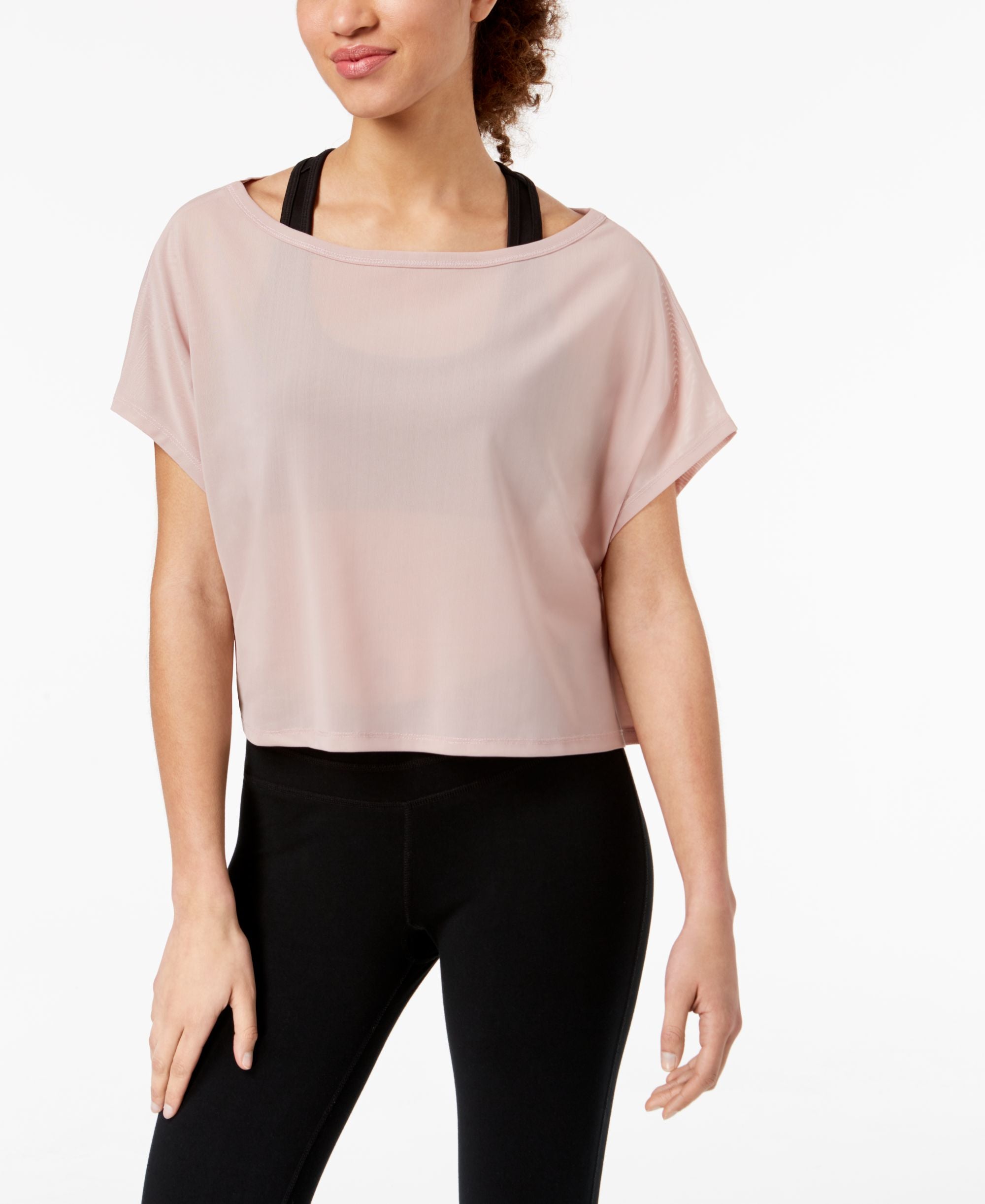 Juniors' Printed Active Top