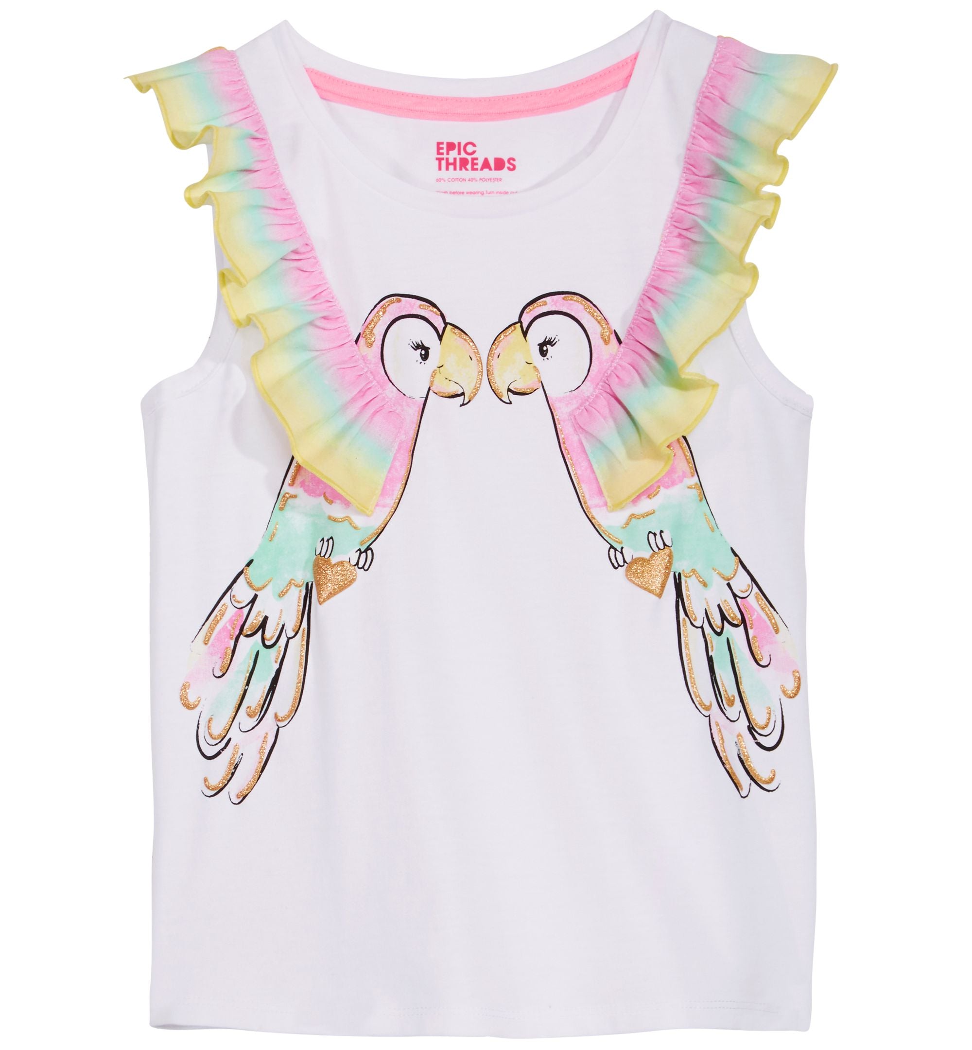 Epic Threads Toddler Girls Kissing T-Shirt