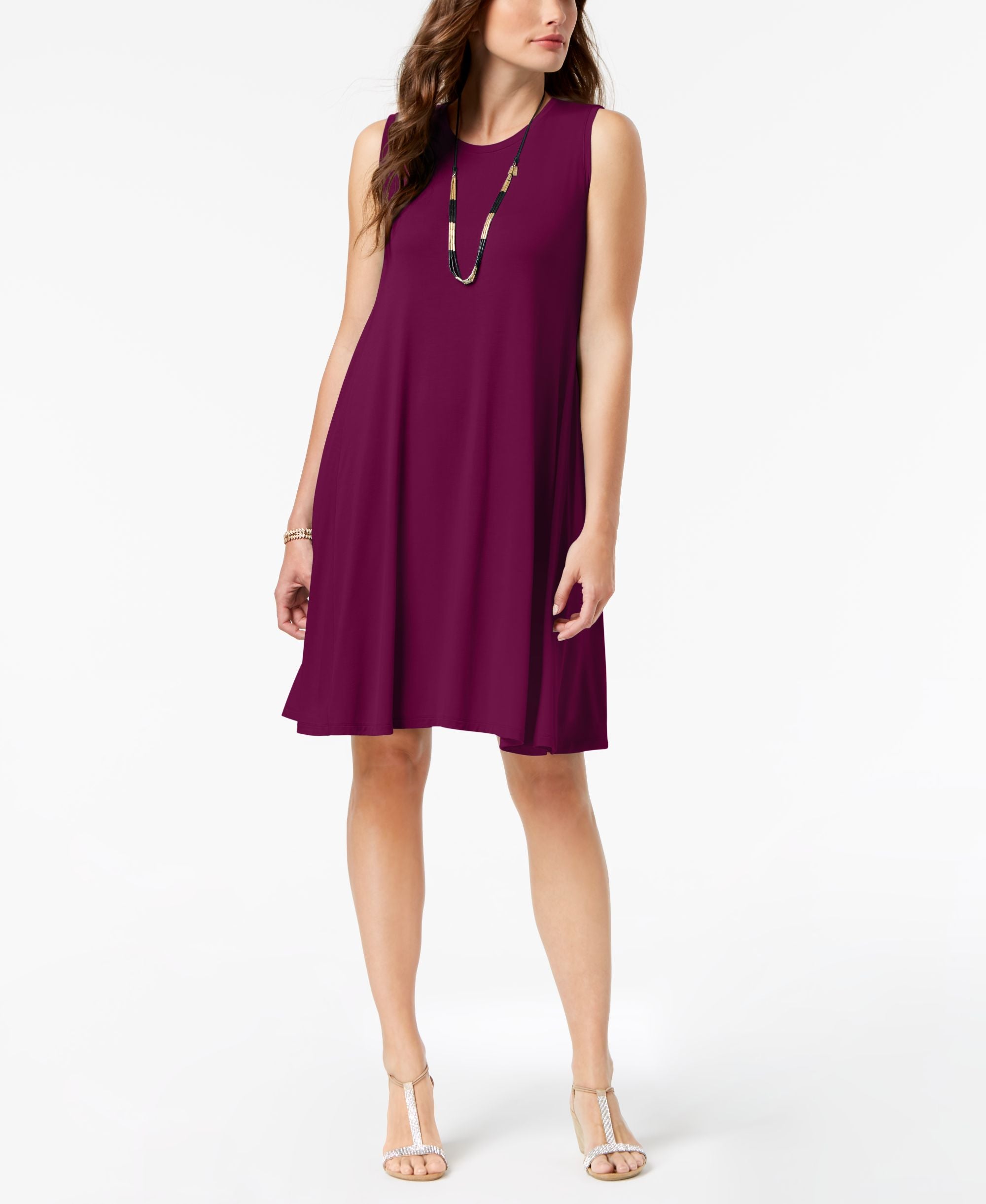 Style & Co. Petite Sleeveless Swing Dress