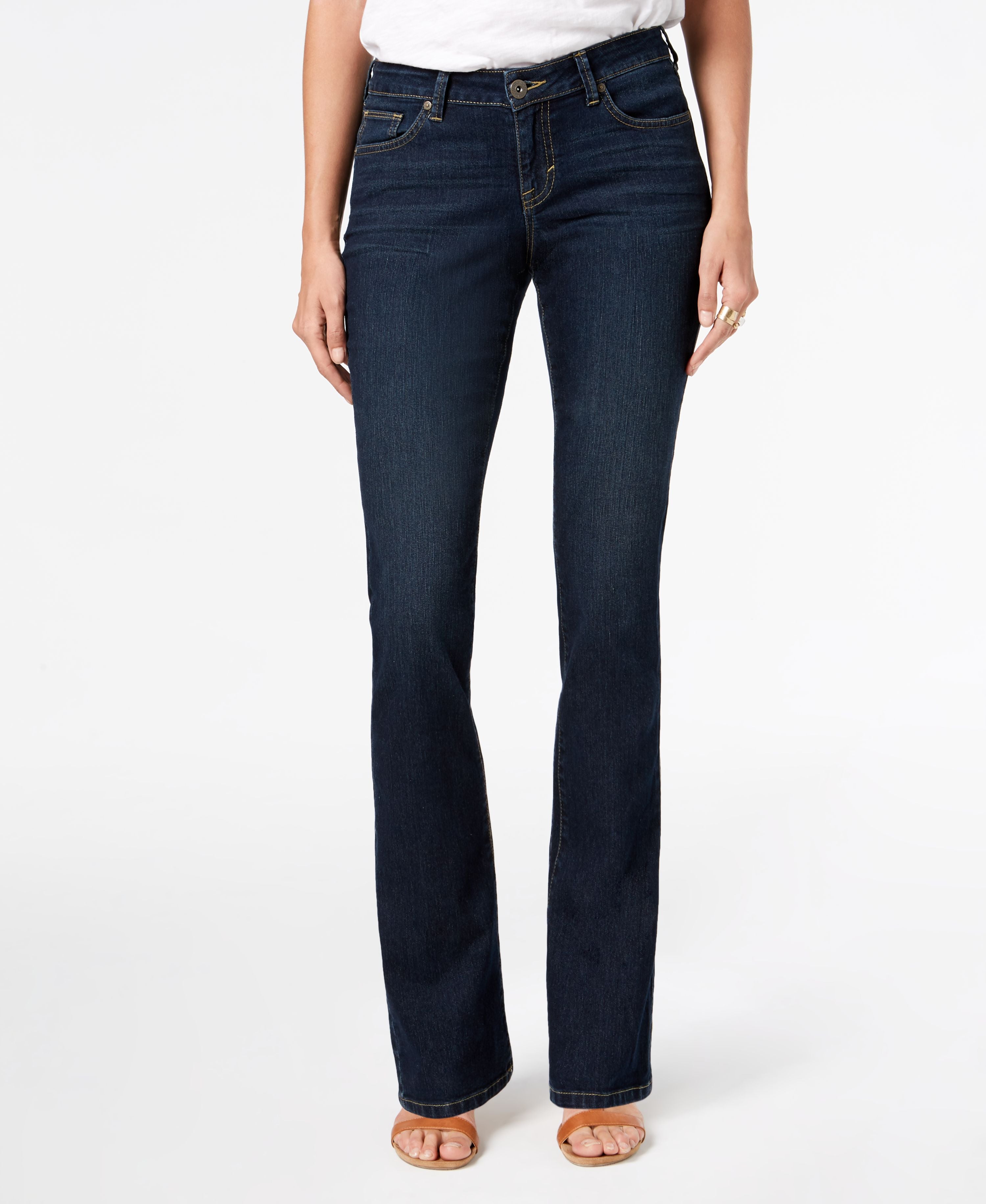 Women's Curvy-Fit Bootcut Jeans in Regular and Long Lengths
