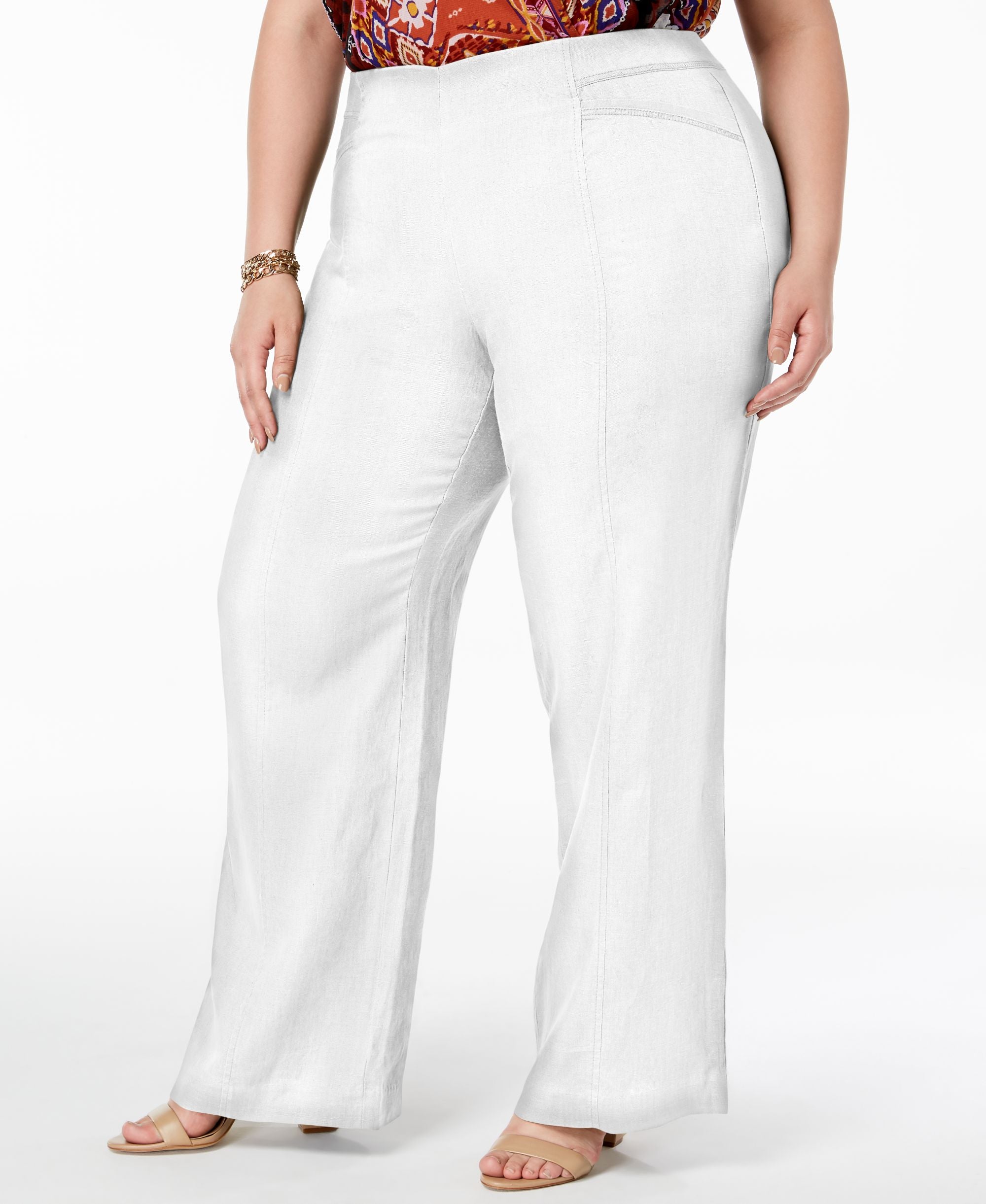 Plus Size Wide Leg Pants