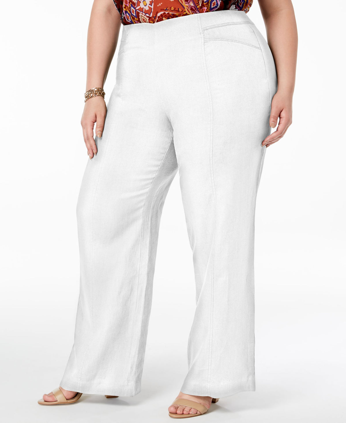 Plus Size Wide Leg Pants