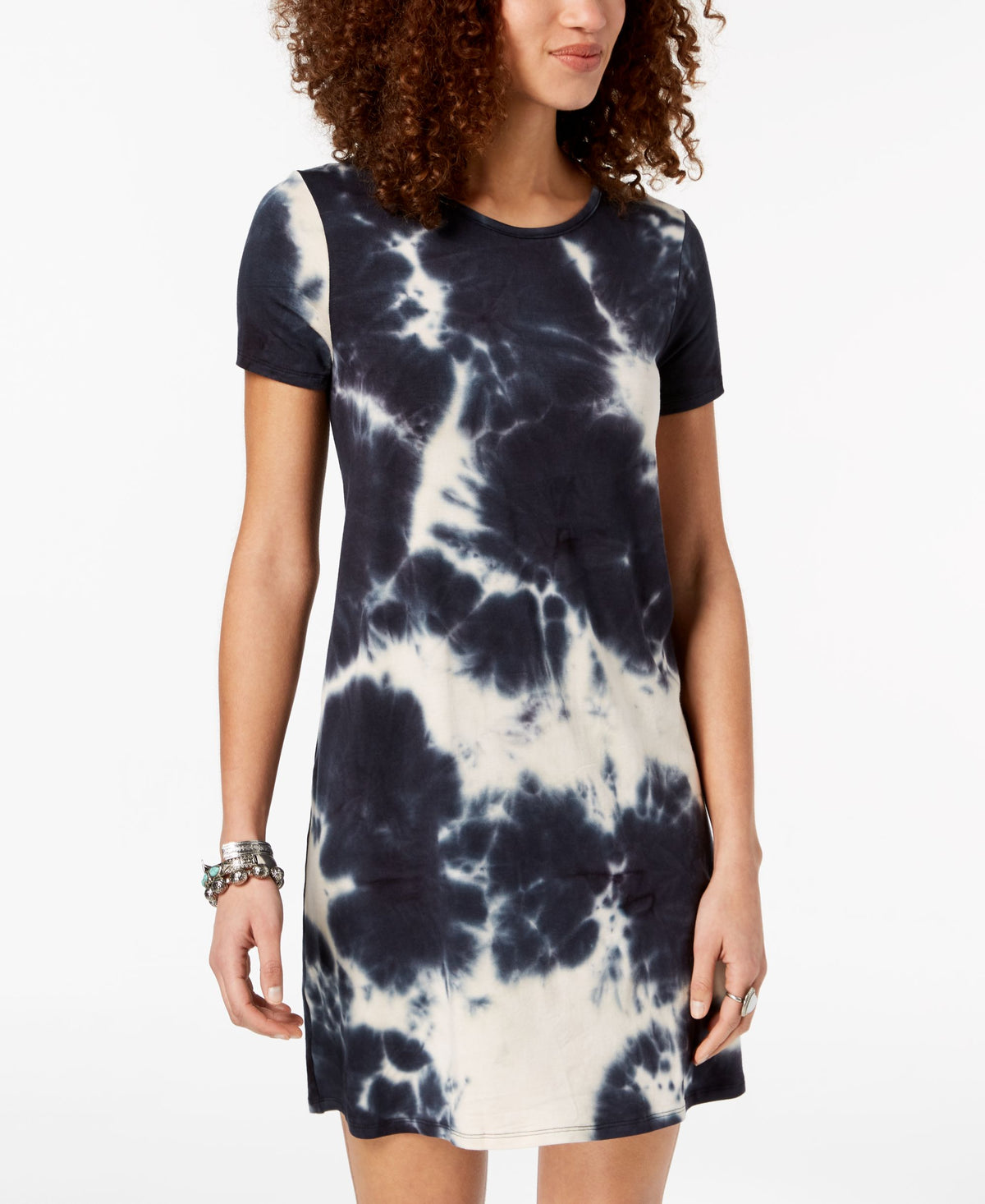 One Clothing Juniors Tie Dyed T-Shirt Dress