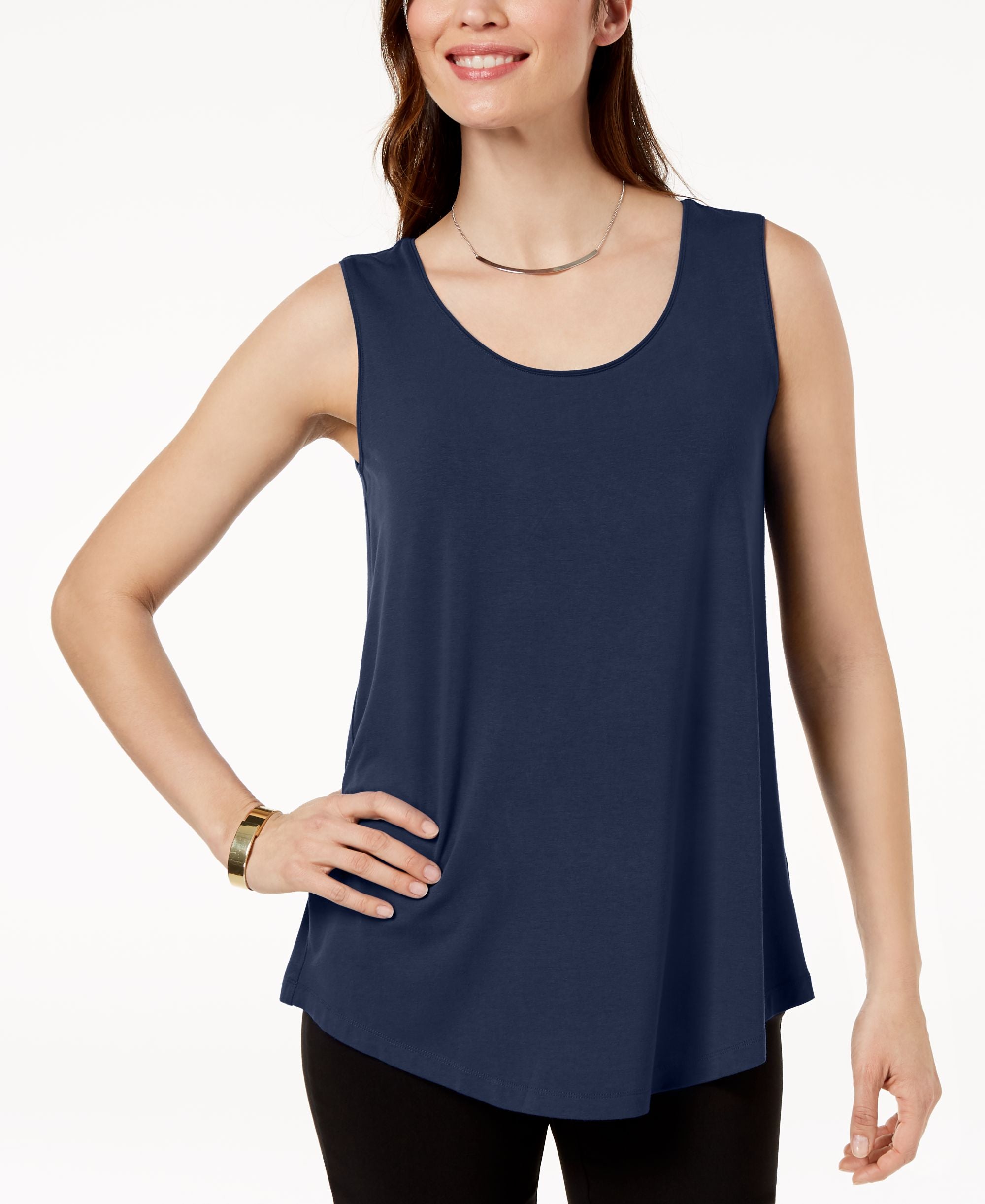Petite Scoop-Neck Tank Top