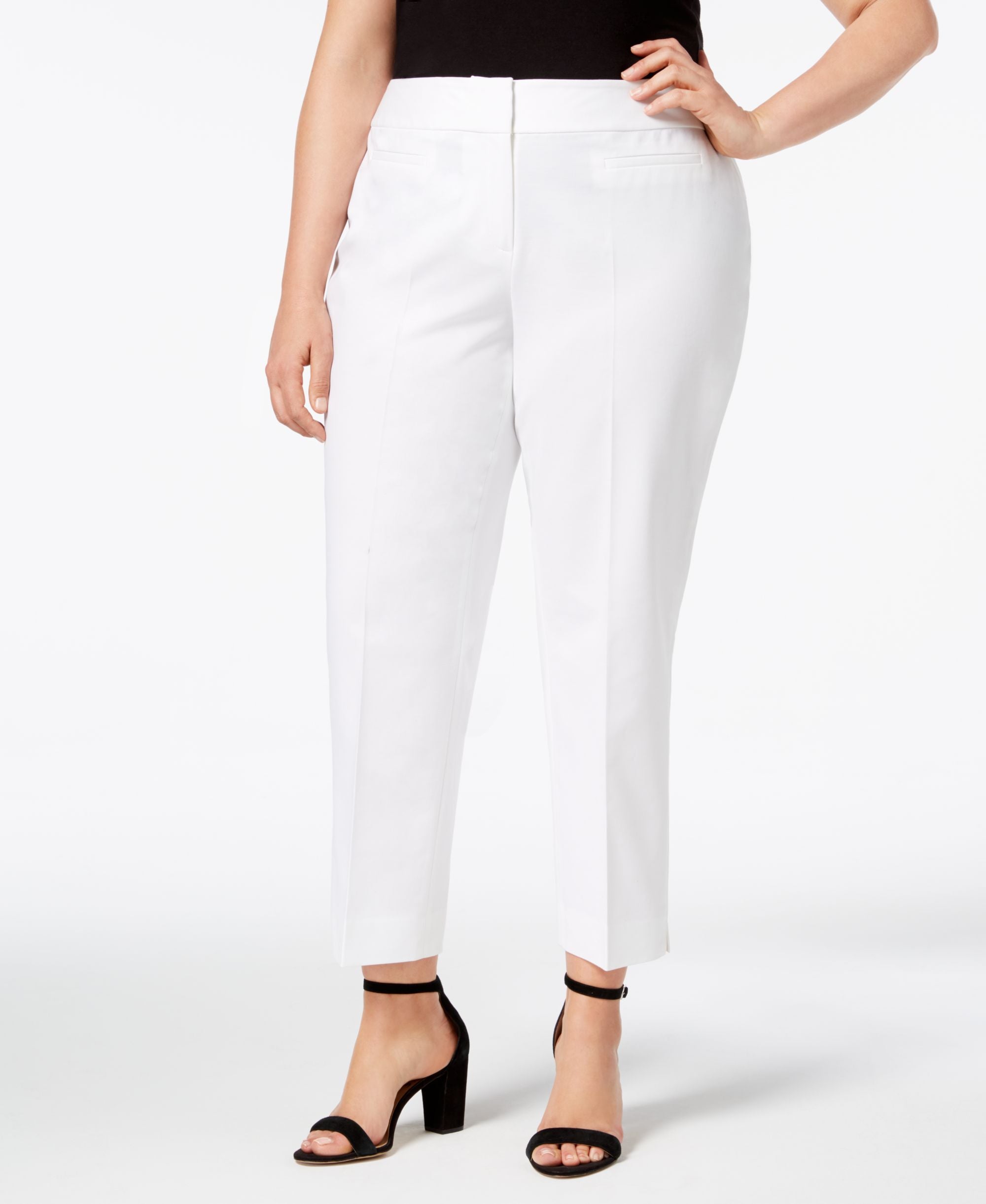 Nine West Plus Size Straight Leg Pants