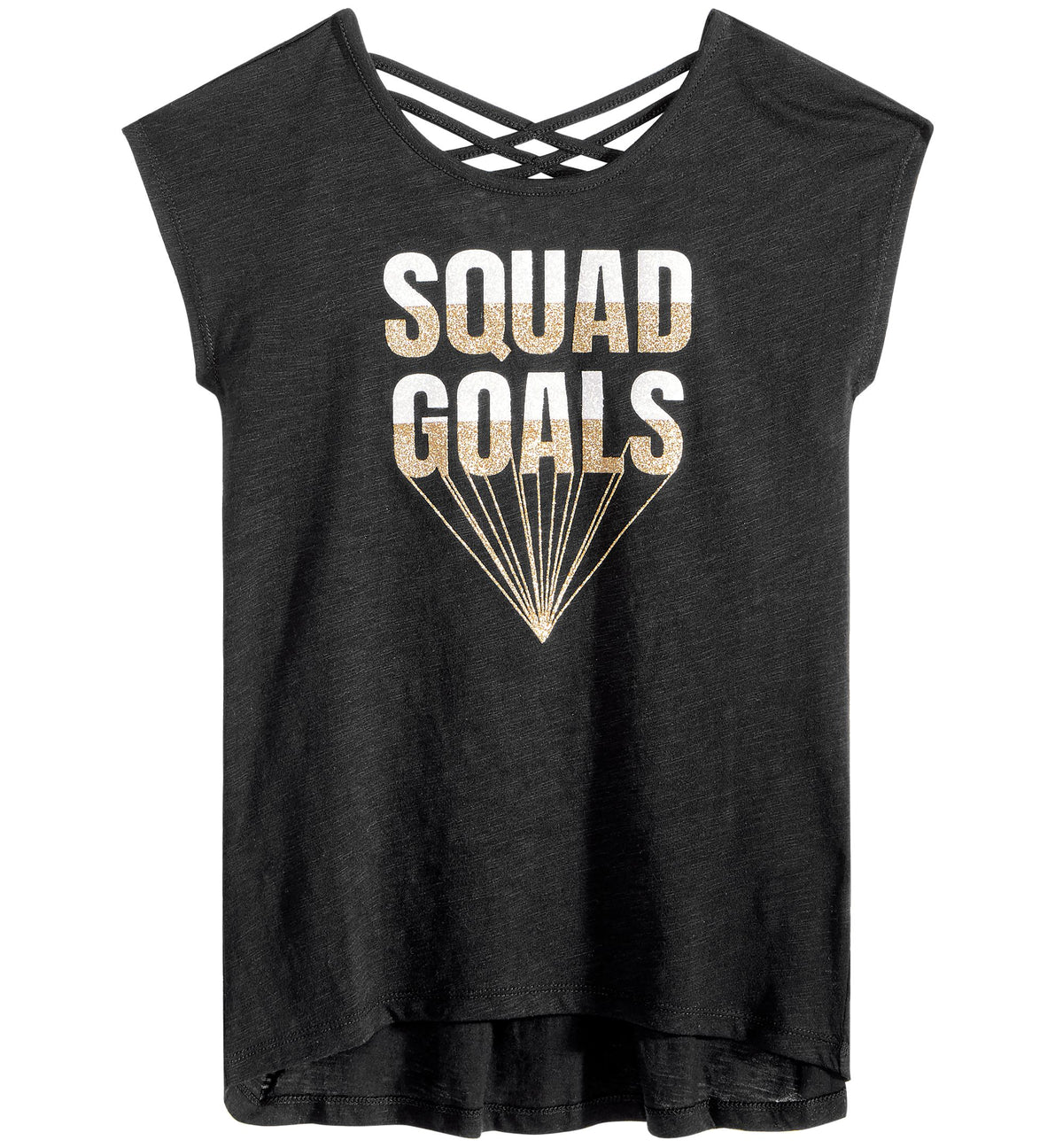 Epic Threads Big Girls Graphic Print Crisscross Straps T-Shirt