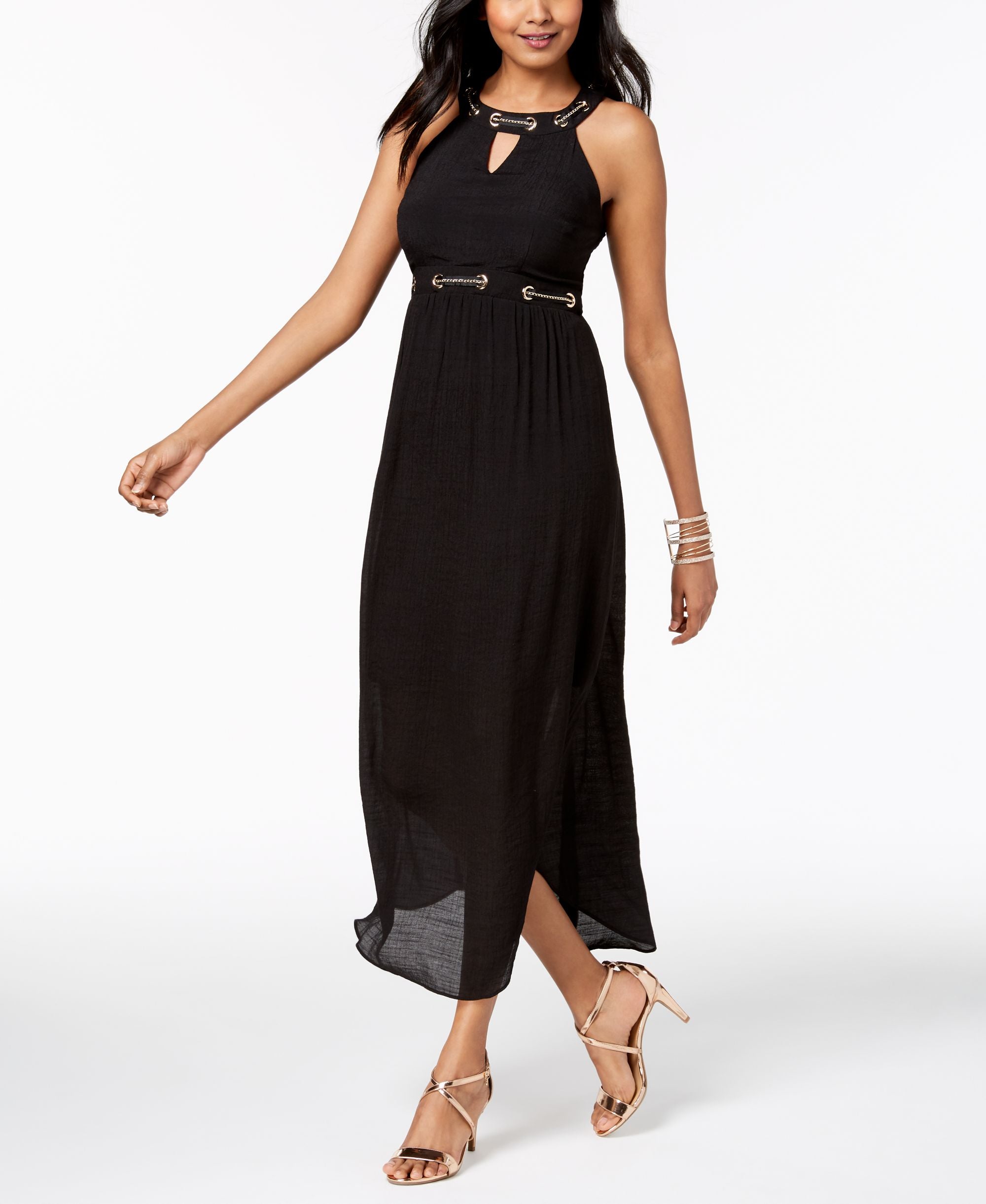 Thalia Sodi Embellished Maxi Dress
