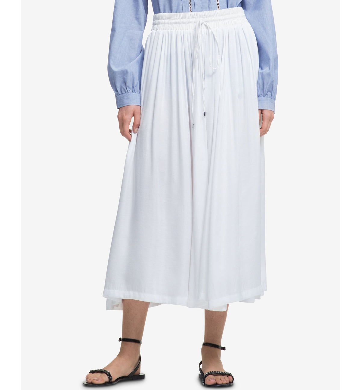 Pull-On Midi Skirt