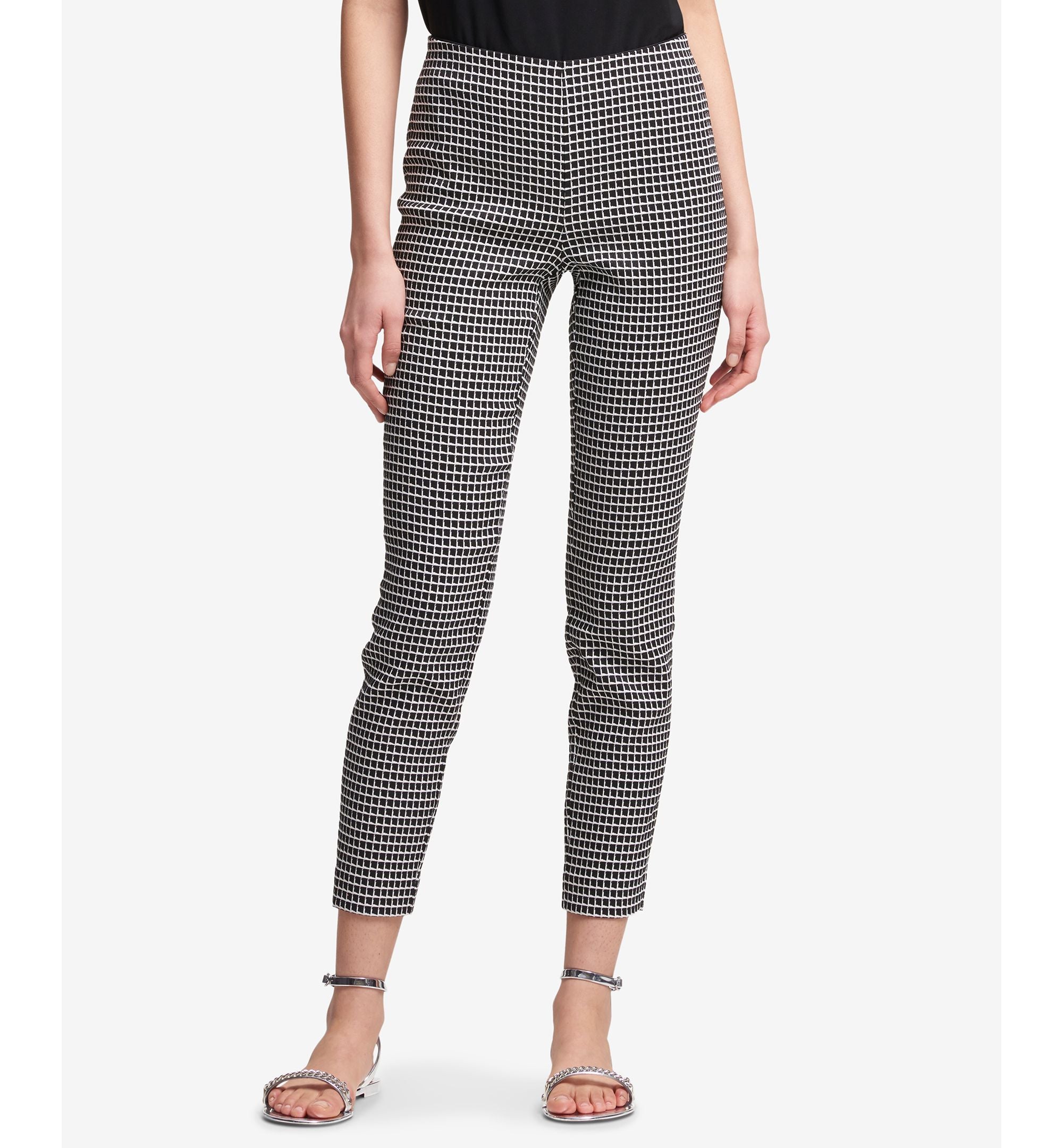 DKNY Printed Slim Fit Pants
