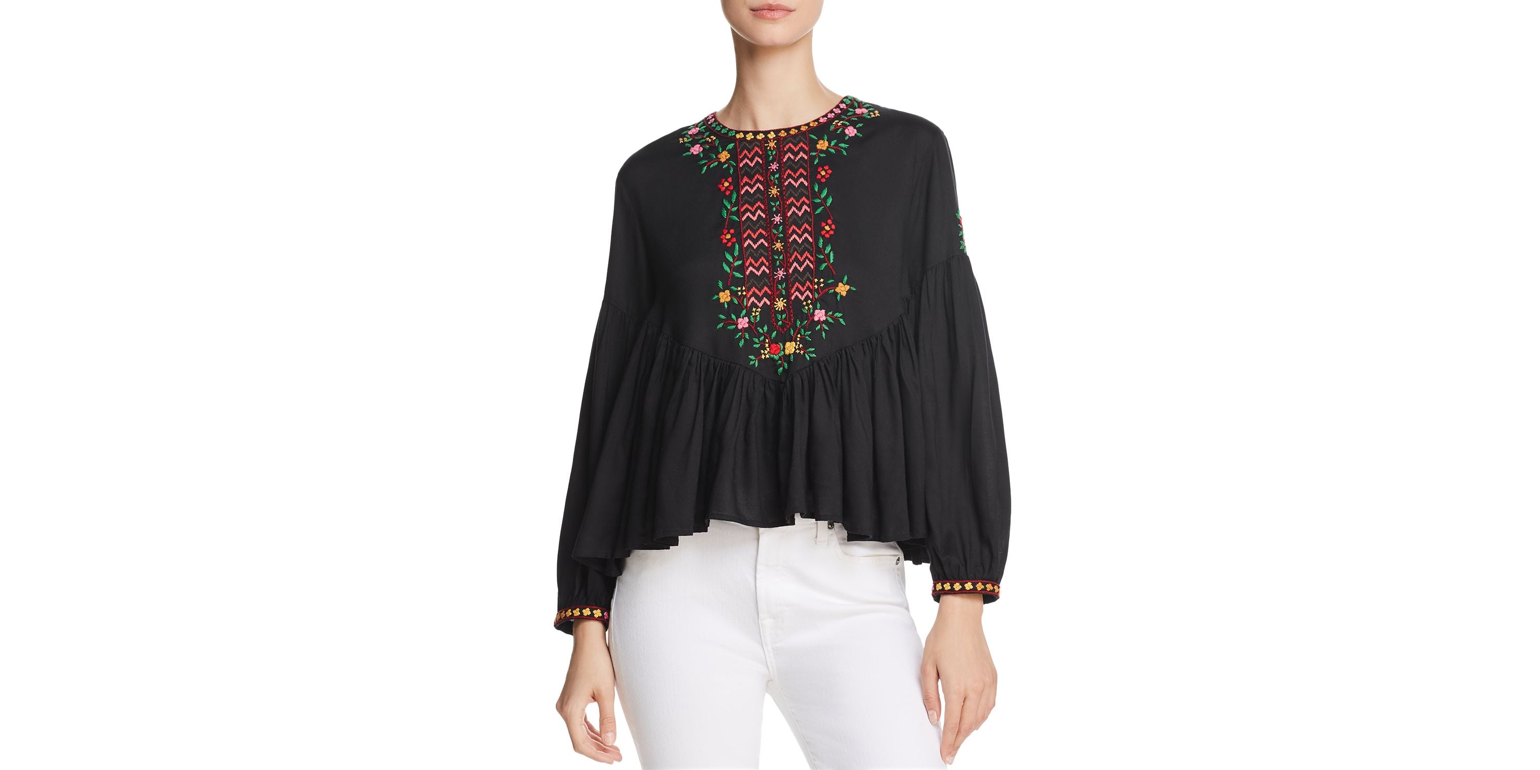 Ghita Embroidered Top