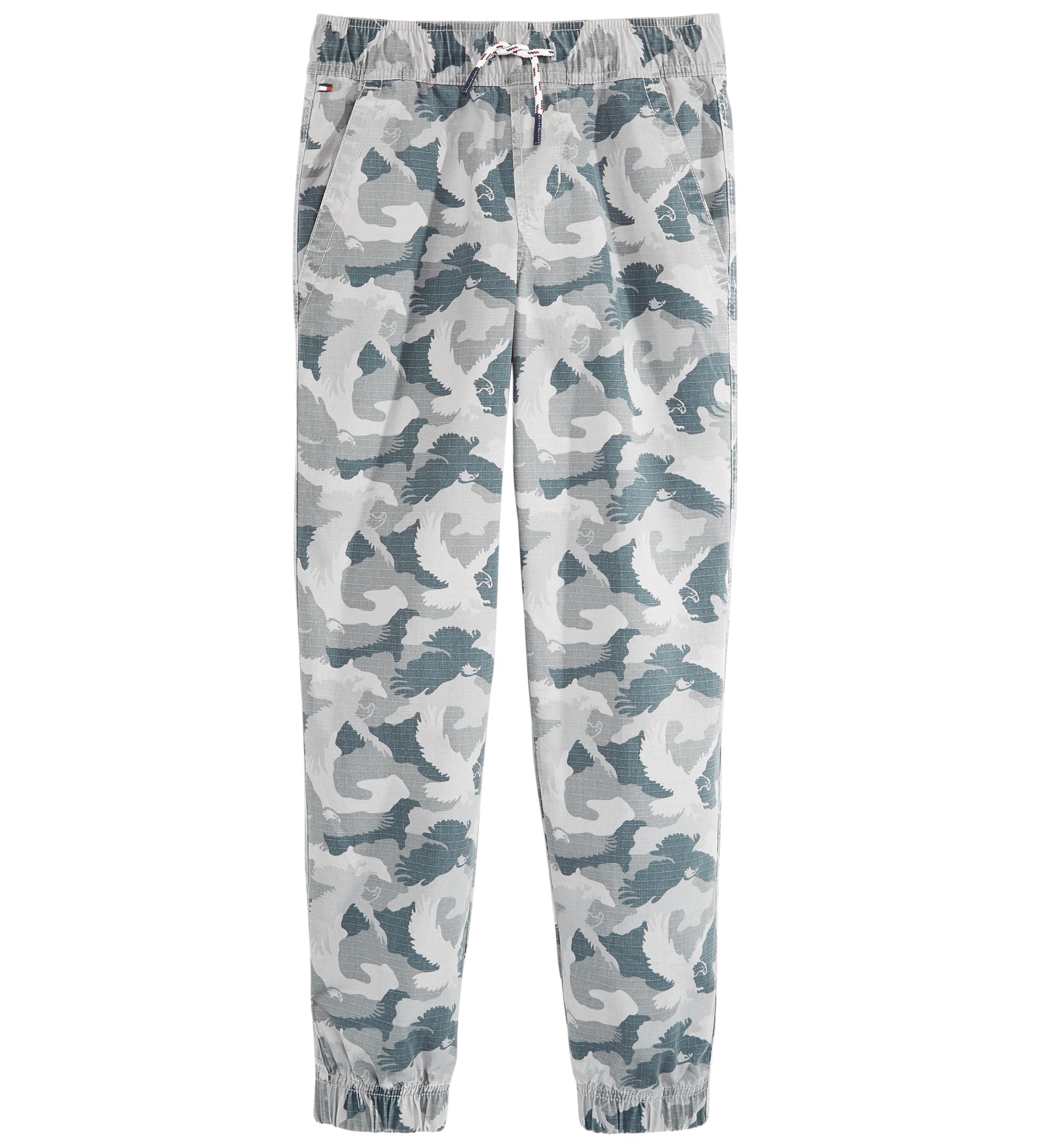 Big Boys Eagle Camo-Print Cotton Joggers