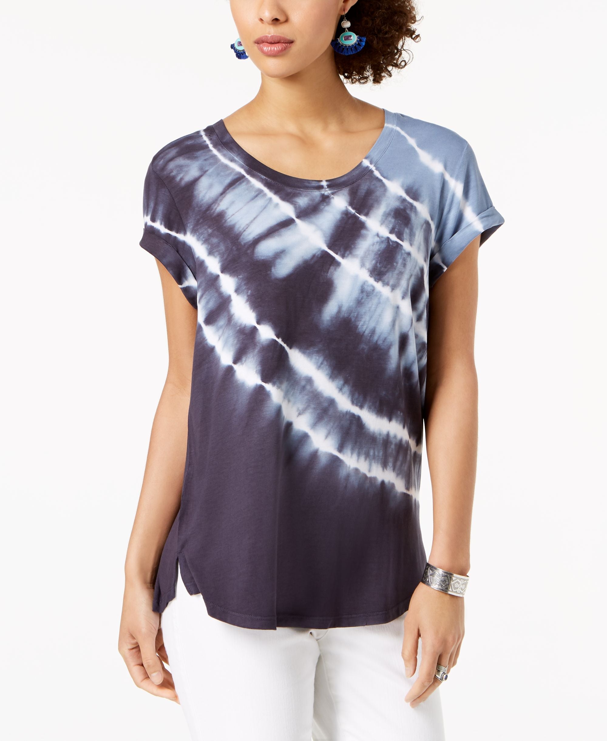 Style & Co Tie Dyed T-Shirt