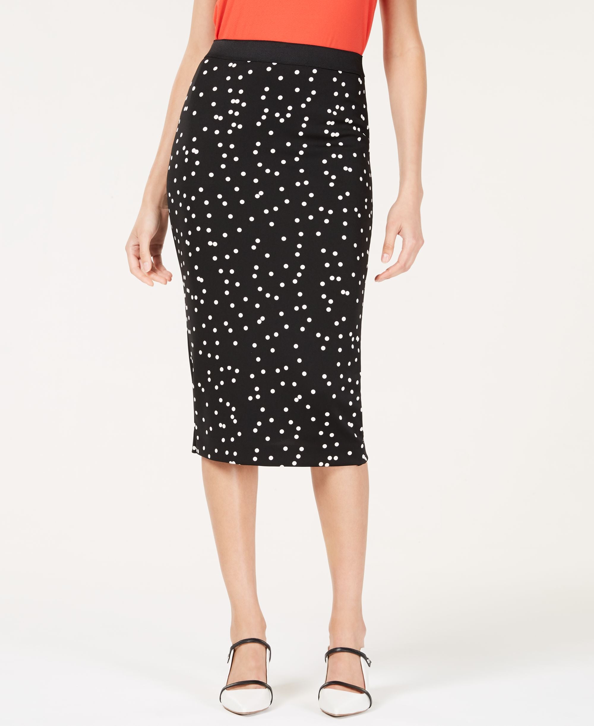 Printed Scuba Skirt