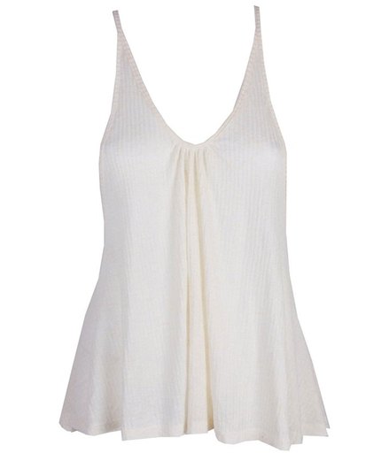 Free People Women's Wear Me Now Tank Top (Medium, Ivory)