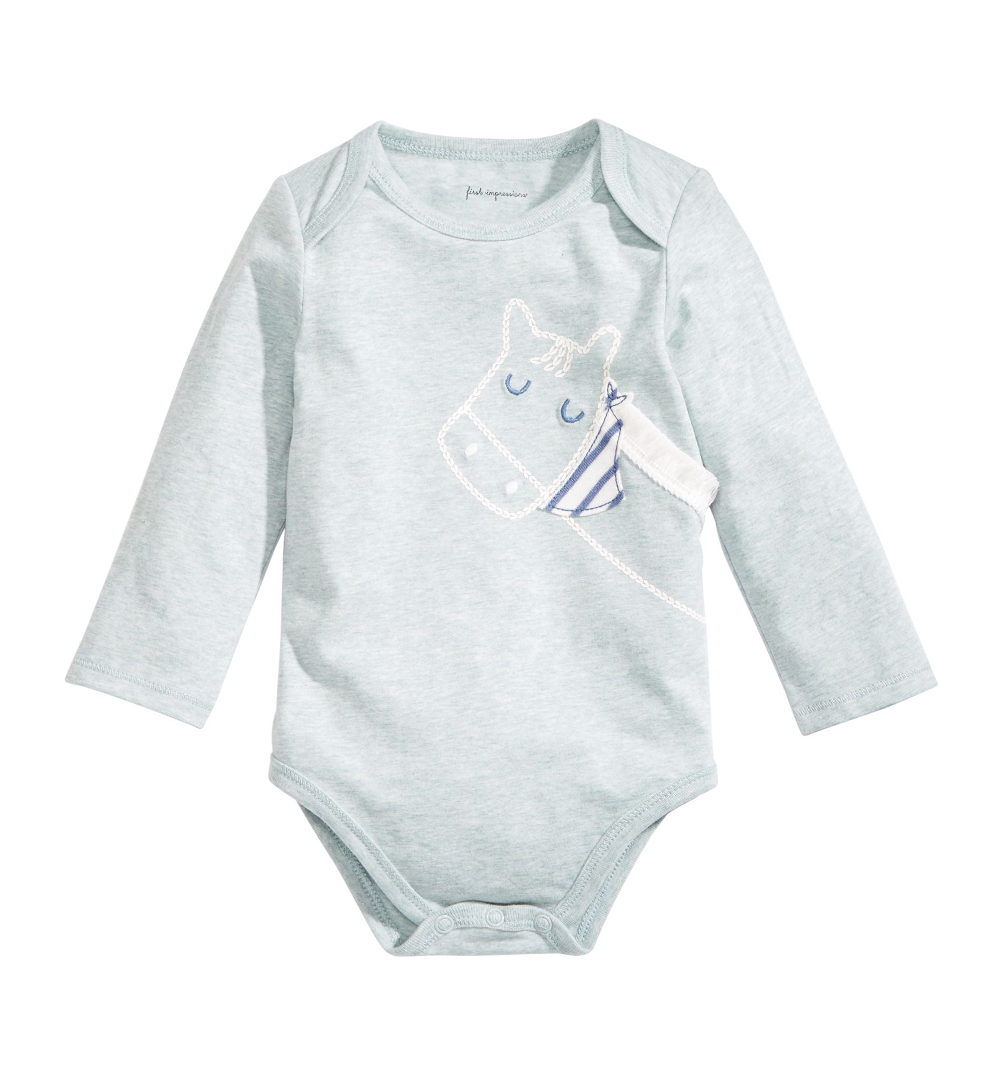 First Impressions Baby Boys Horse Print Bodysuit