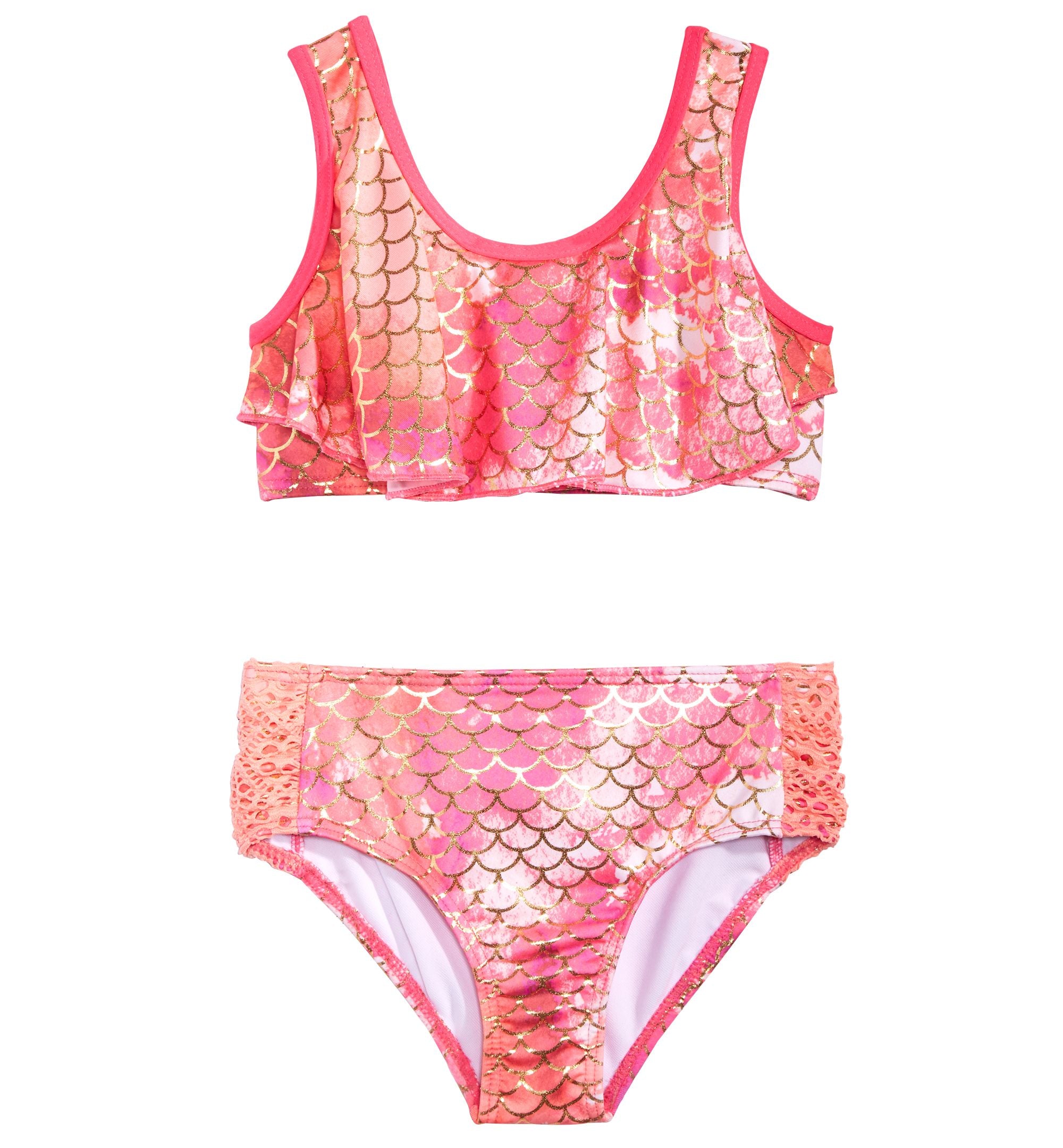 Penelope Mack Toddler Girls 2 Pc. Printed Flounce Bikini