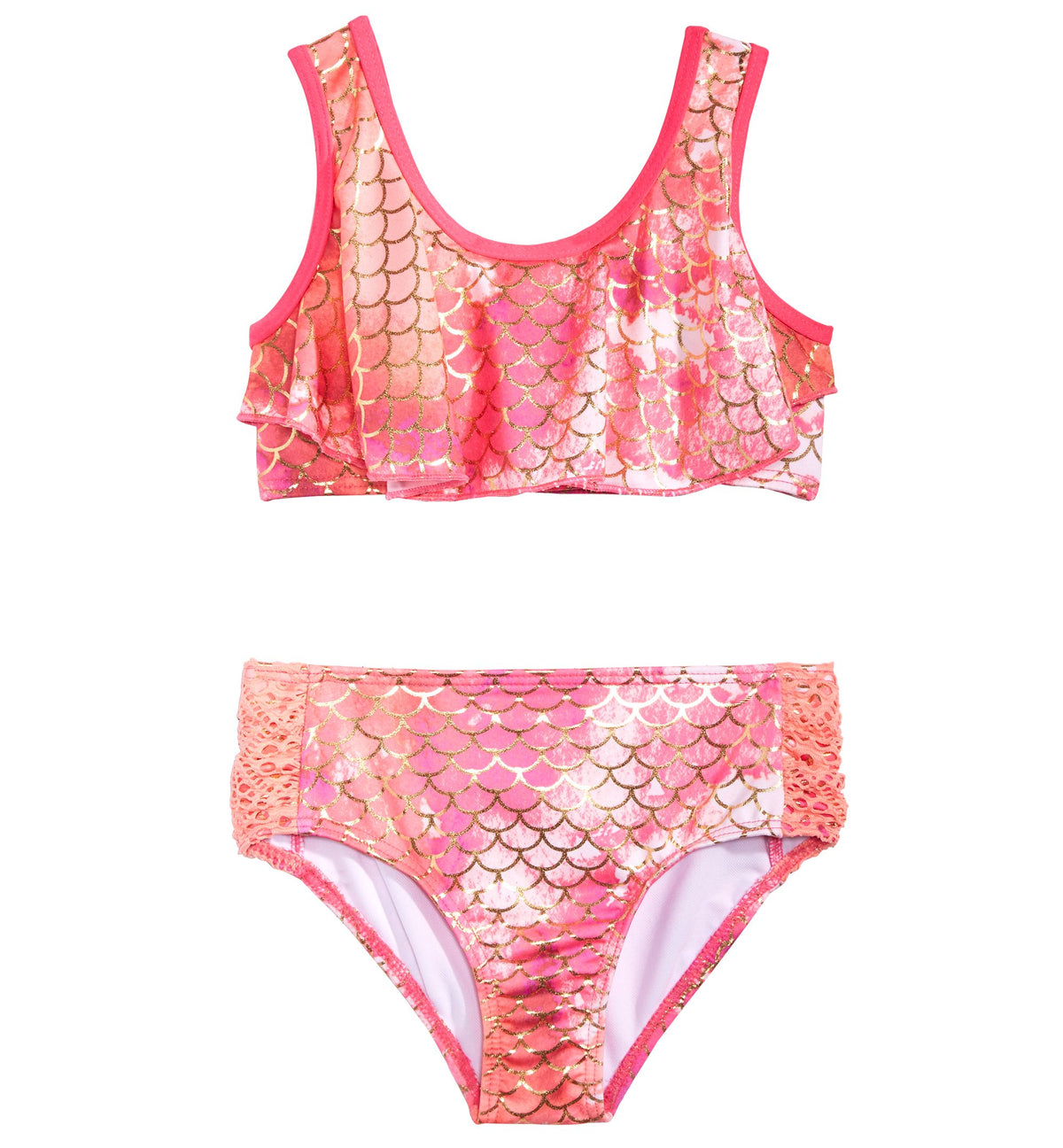 Penelope Mack Toddler Girls 2 Pc. Printed Flounce Bikini